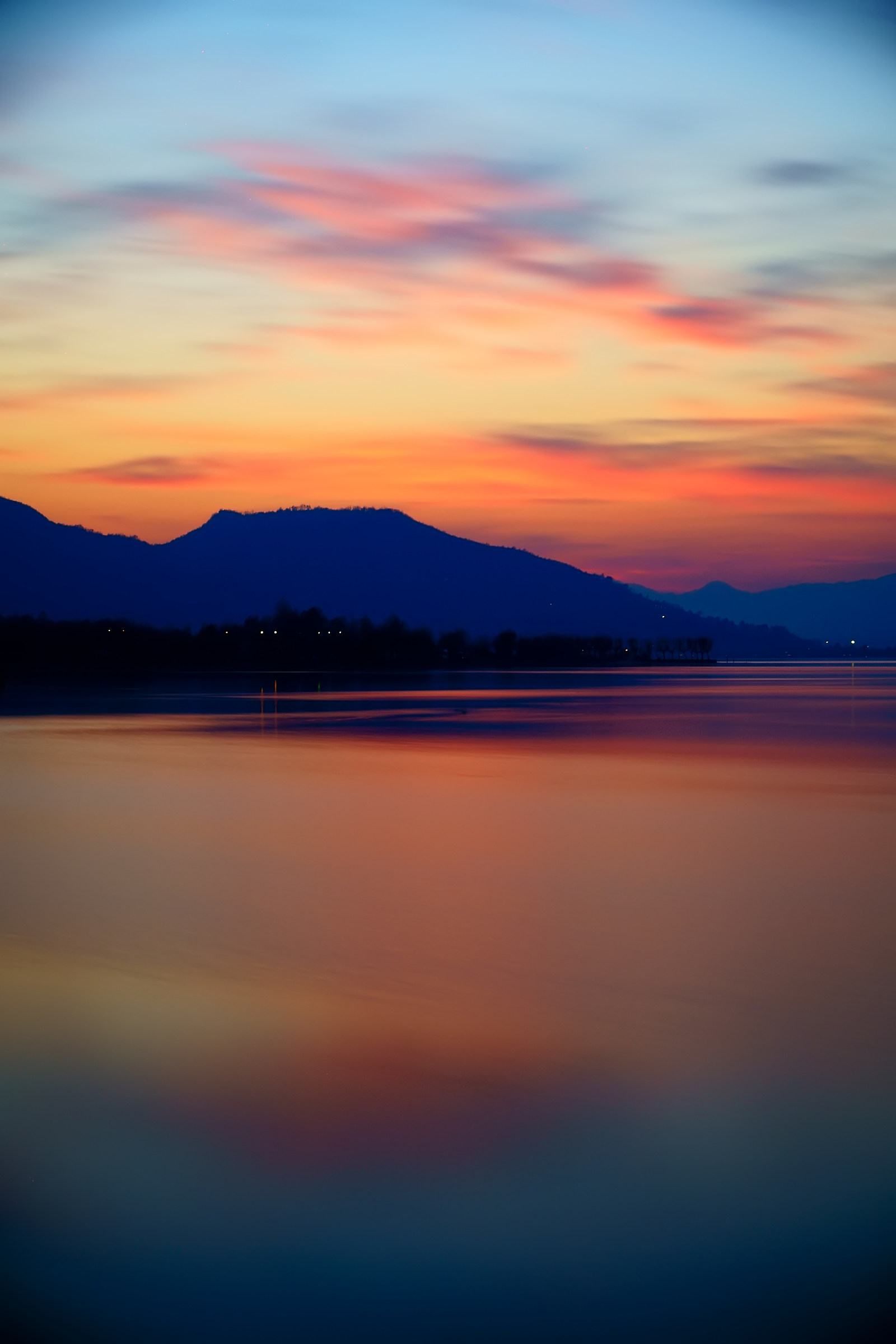 Sunset on Lake Iseo