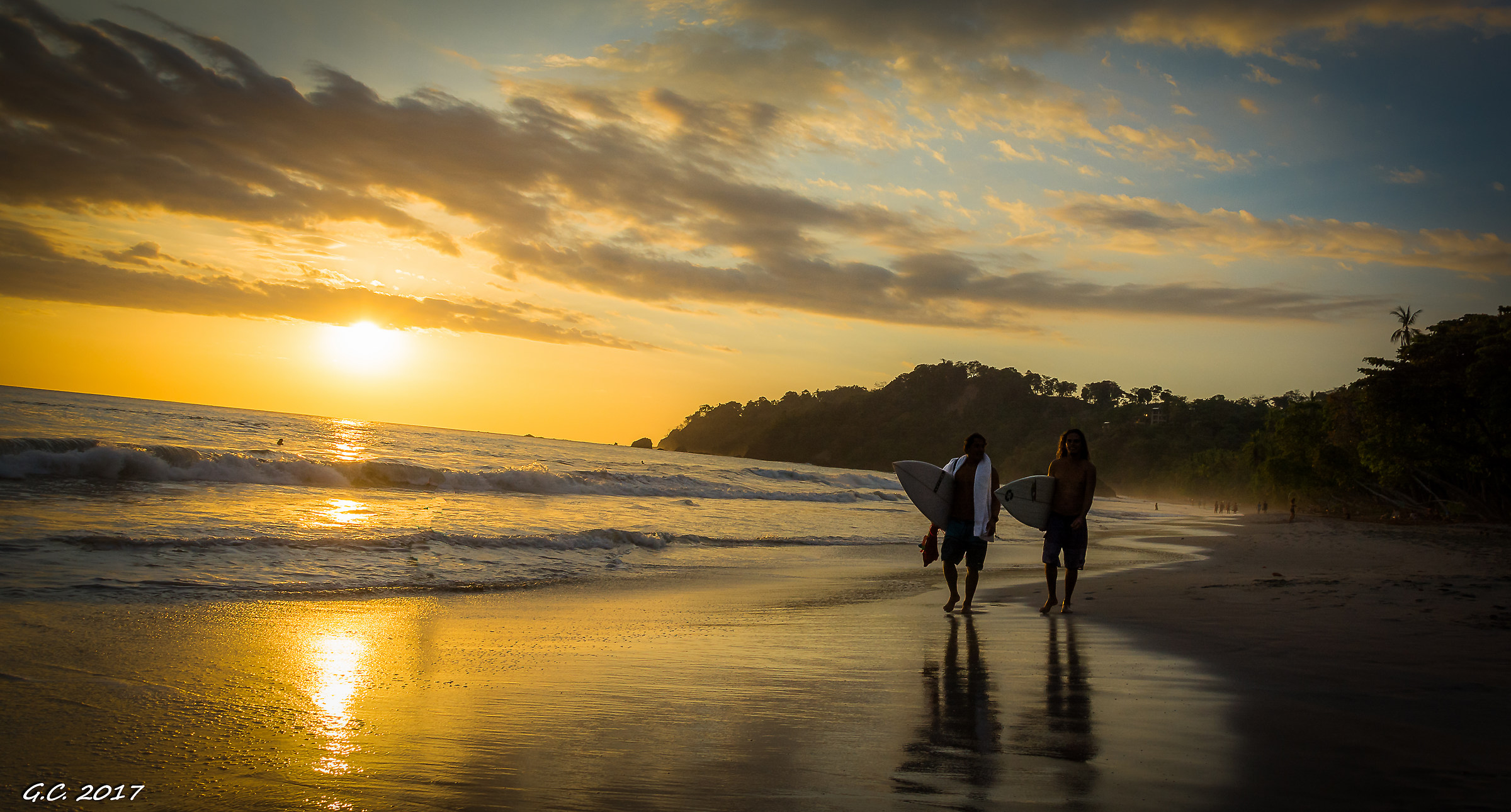Tramonto a Manuel Antonio