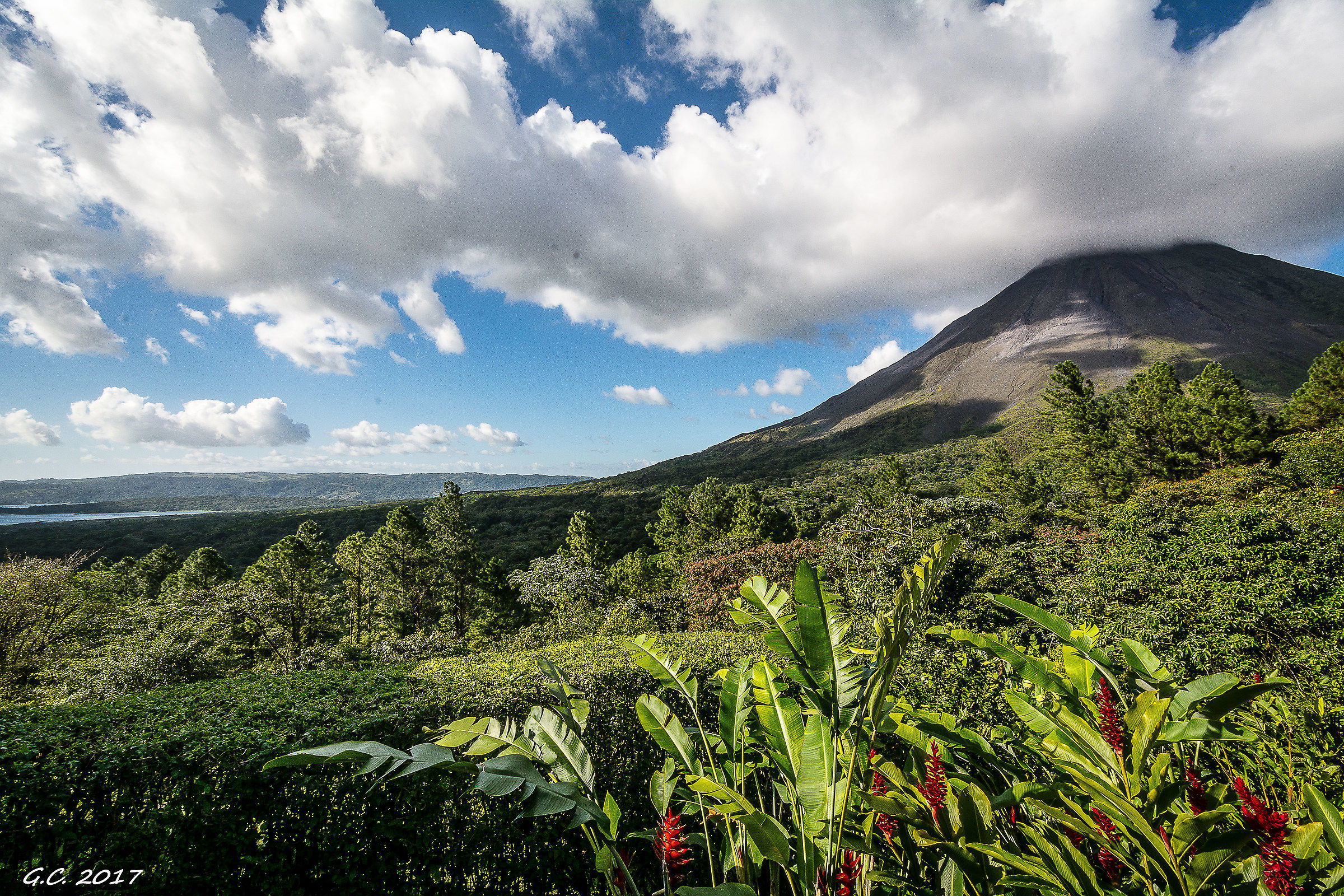Le pendici dell'Arenal