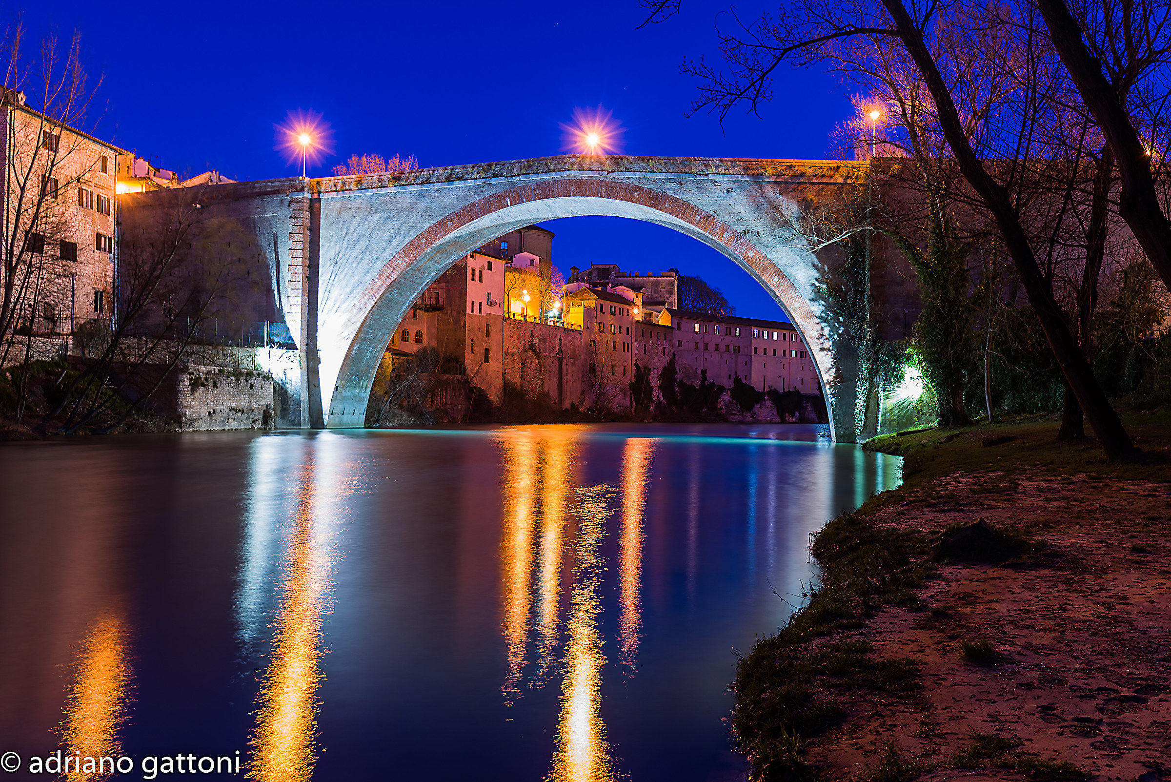 Fossombrone, bridge of the "Concordia"