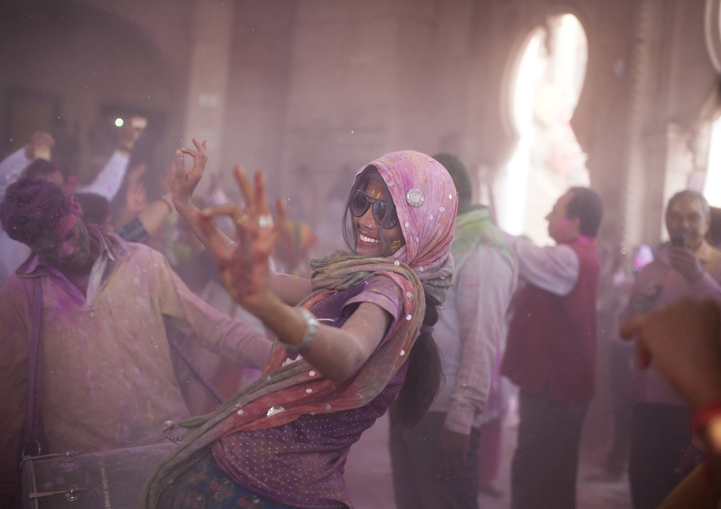 Holi dancer
