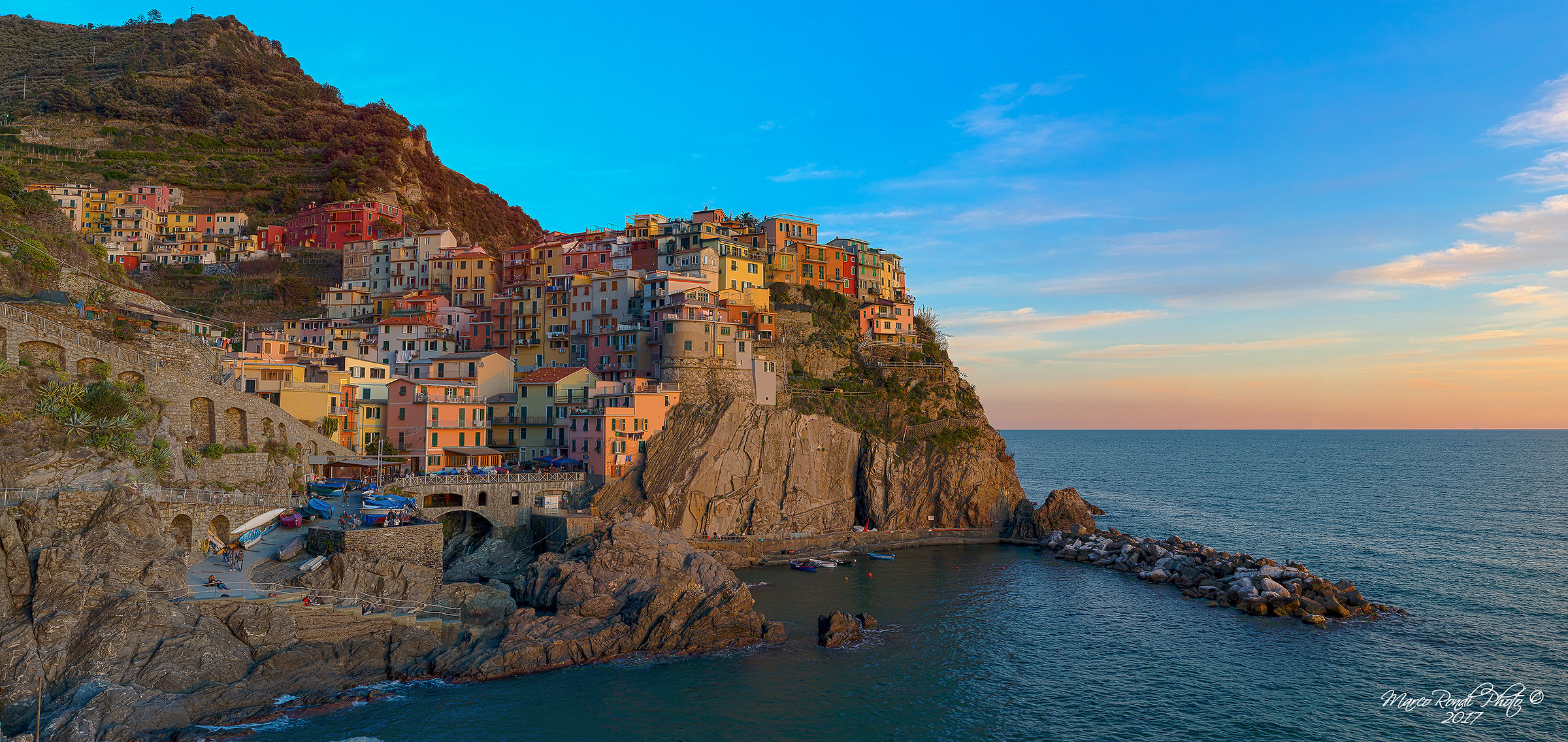 Manarola at sunset