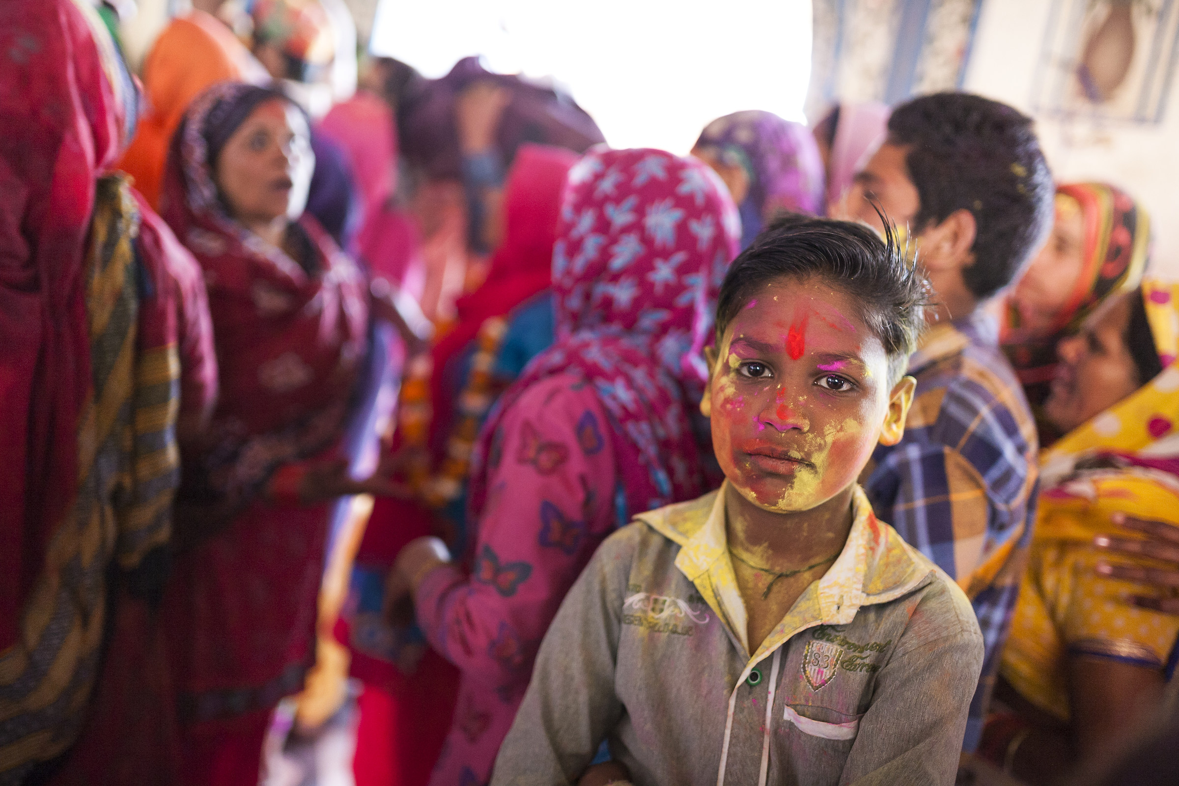 In a confusion of colors