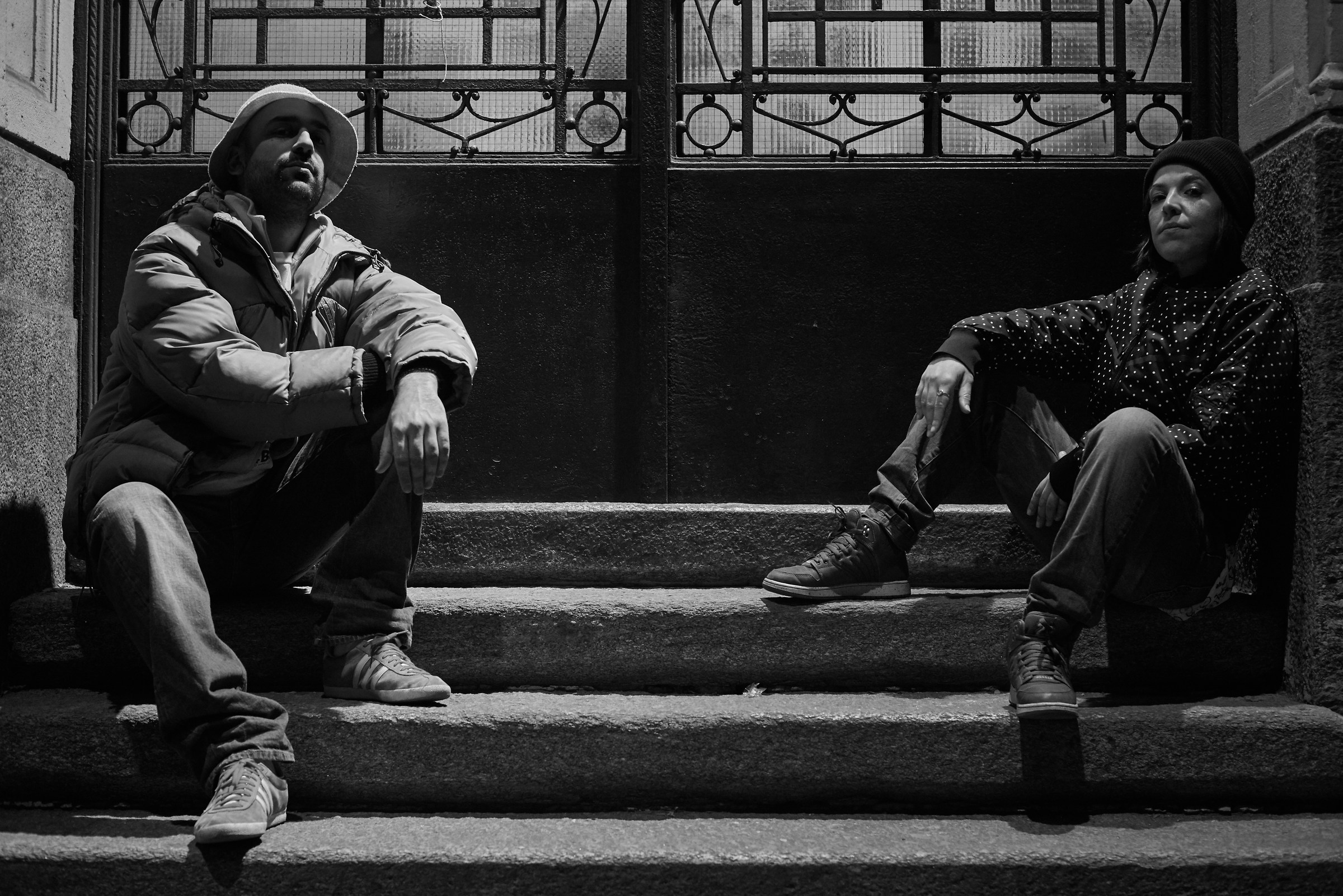 tredc and sista anger - rappers milan