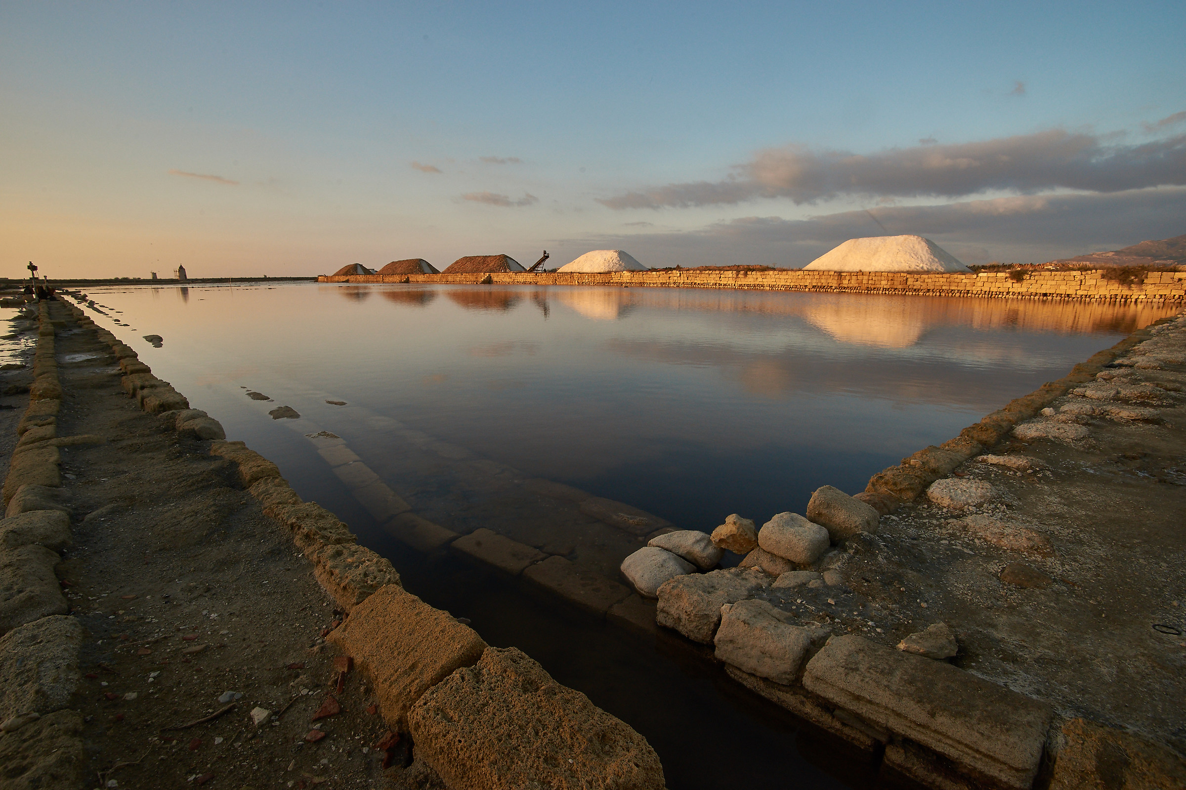 Saline di Trapani al tramonto