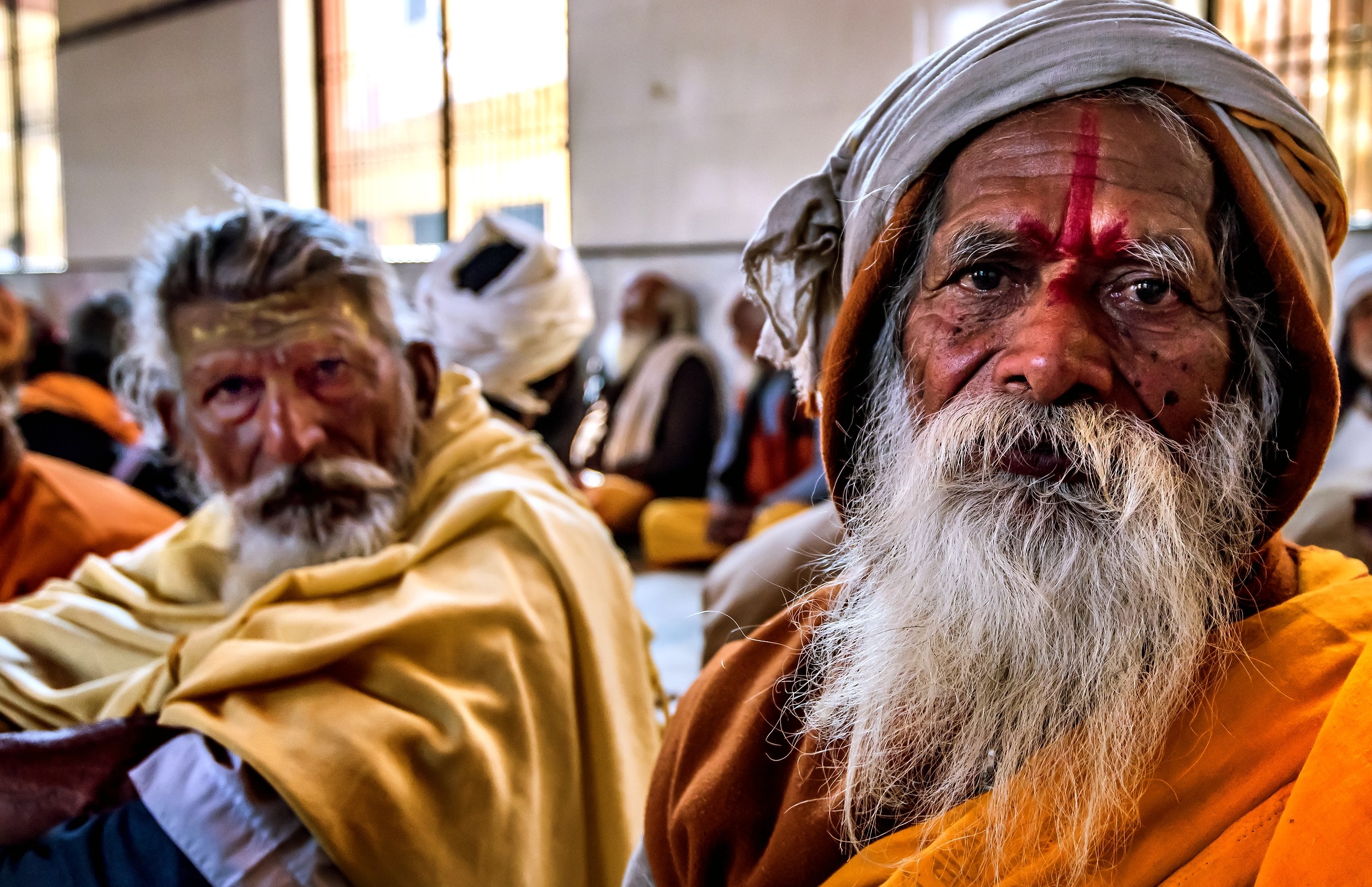 Uttar Pradesh 2017 - Nella grande mensa a Vrindavan