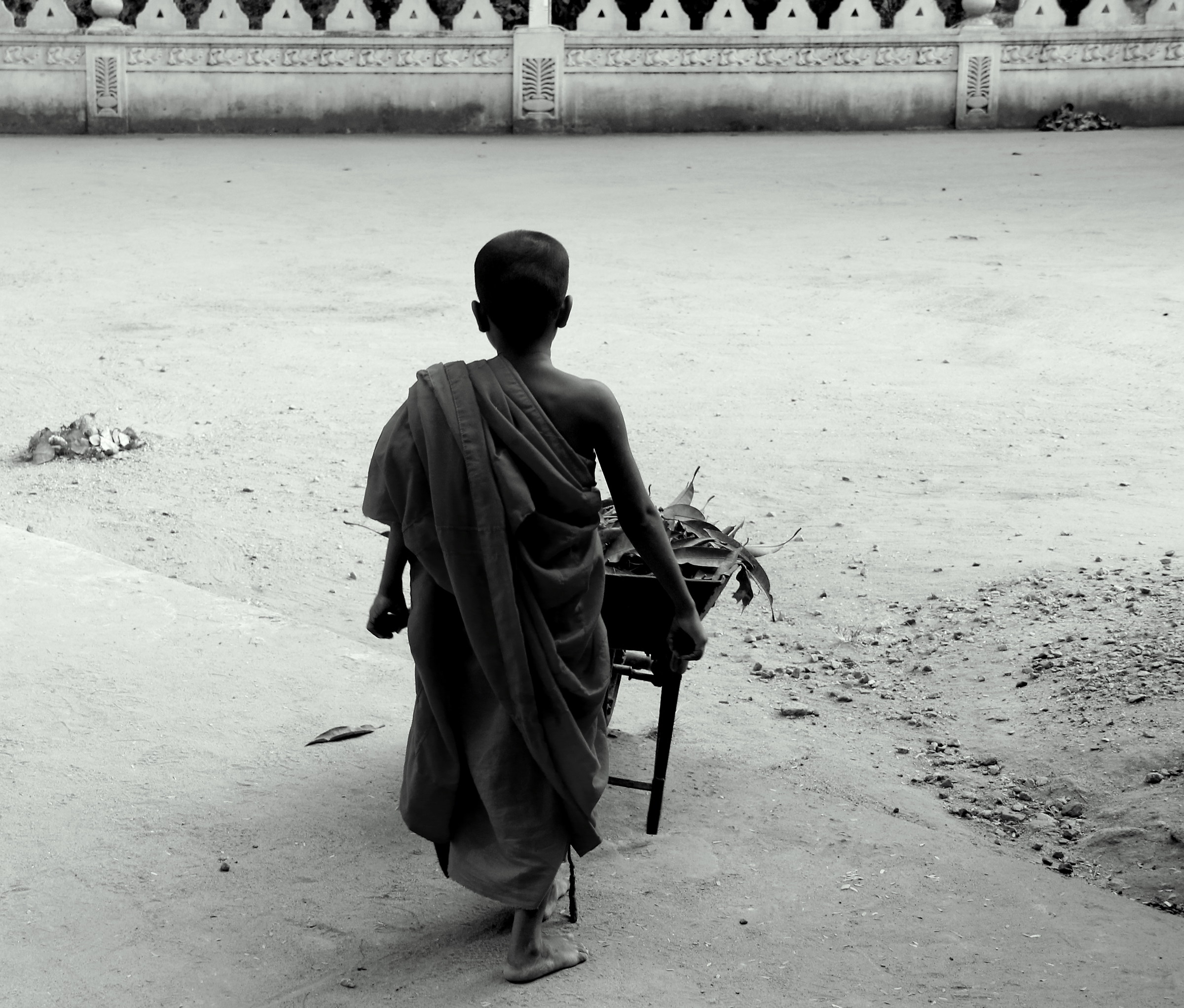 The small monaco officer of the temple cleansing