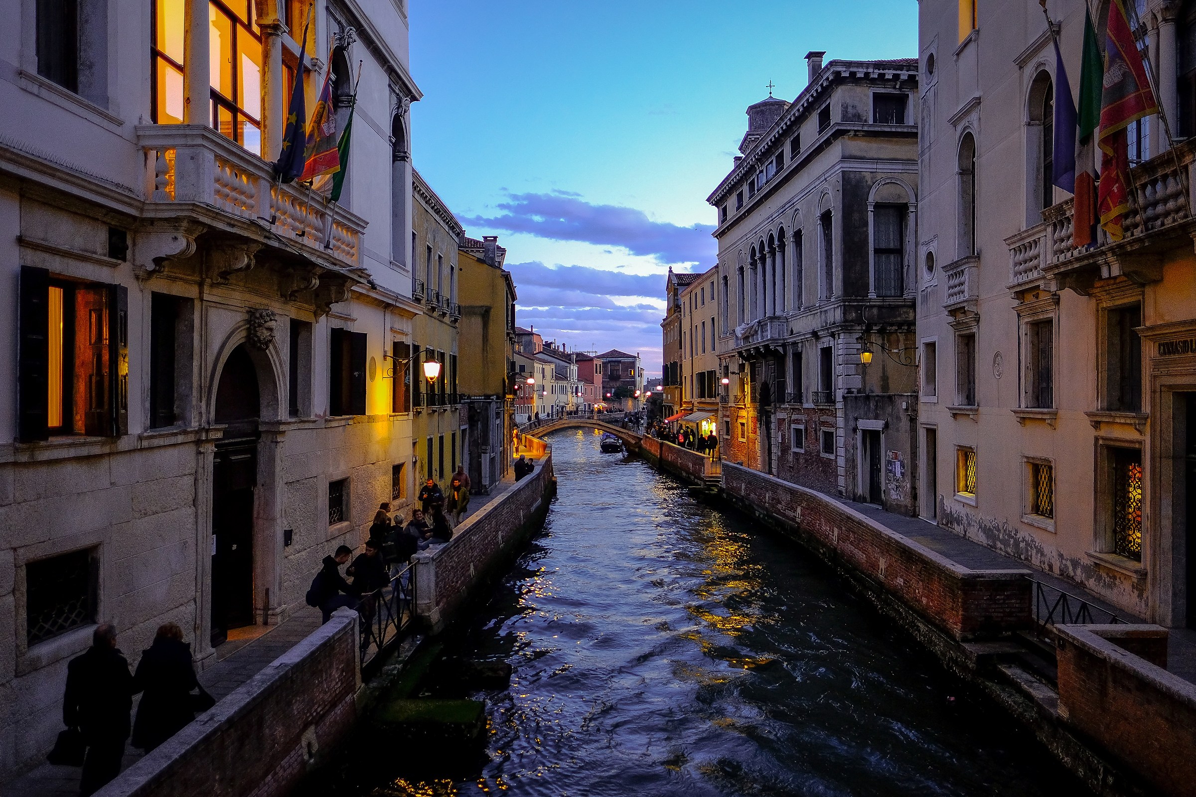 Last light in Venice