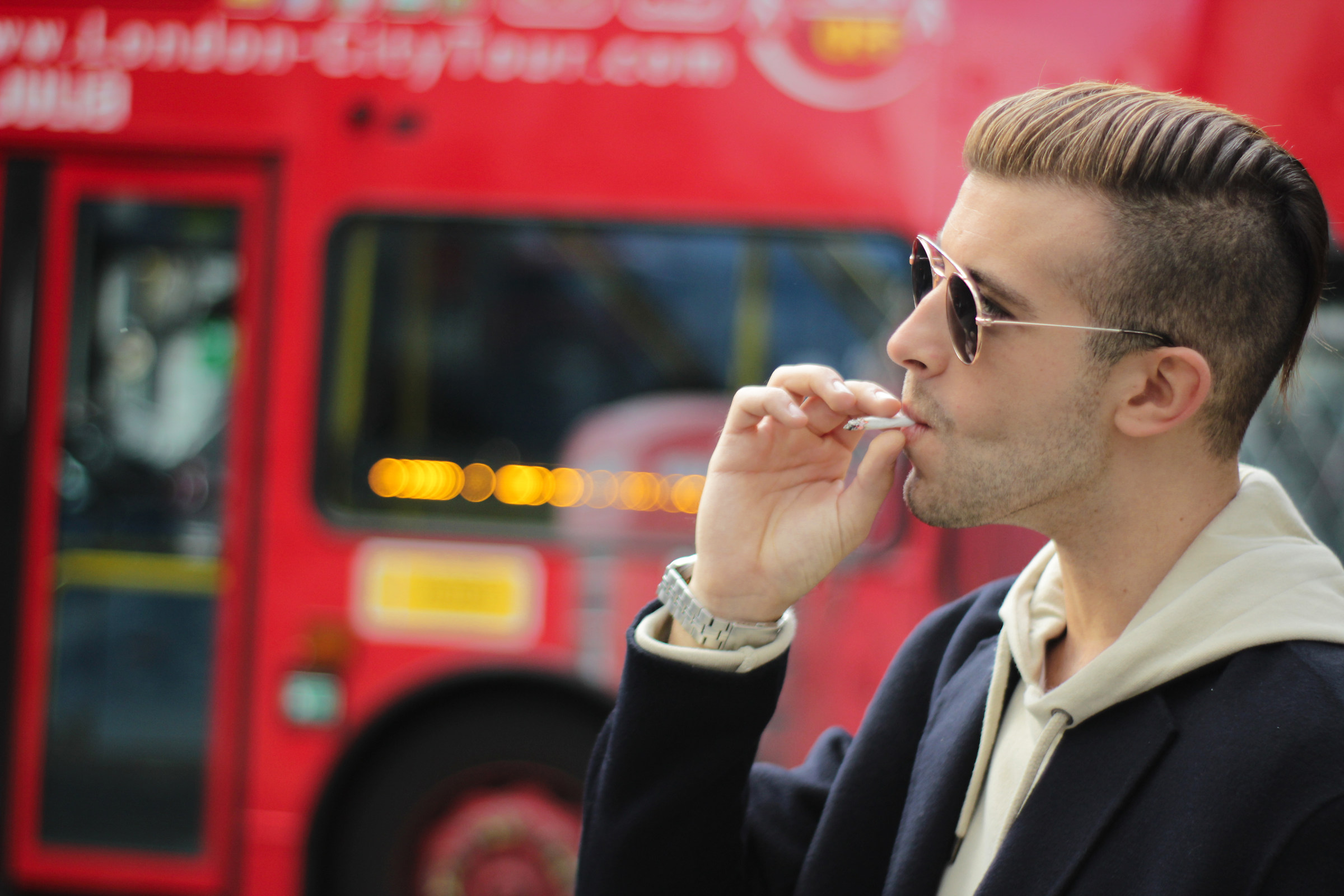 Cigarette in that of London