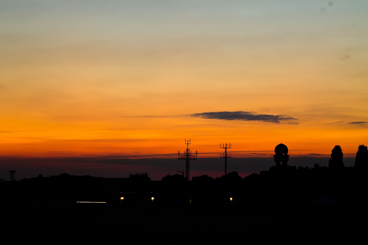 Tramonto a Tempelhof