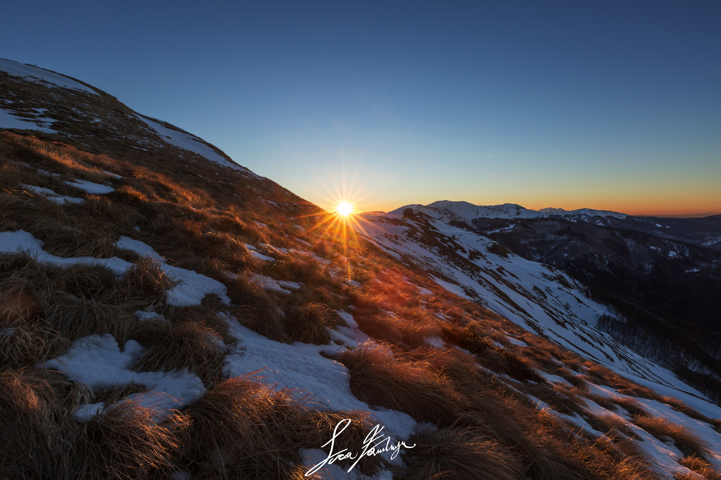 Sunrise above Garfagnana