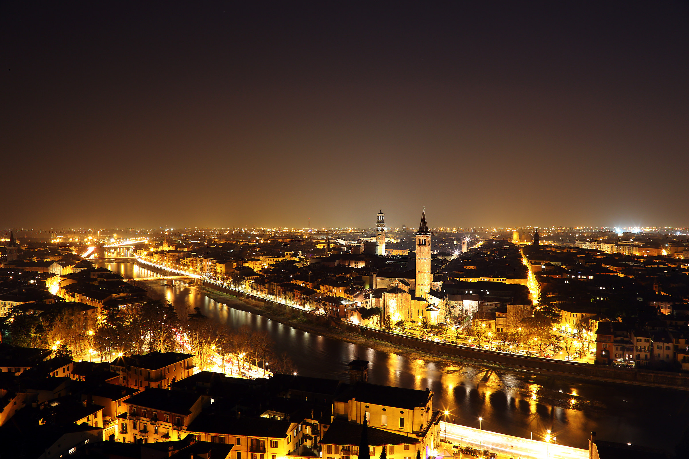 Verona by night
