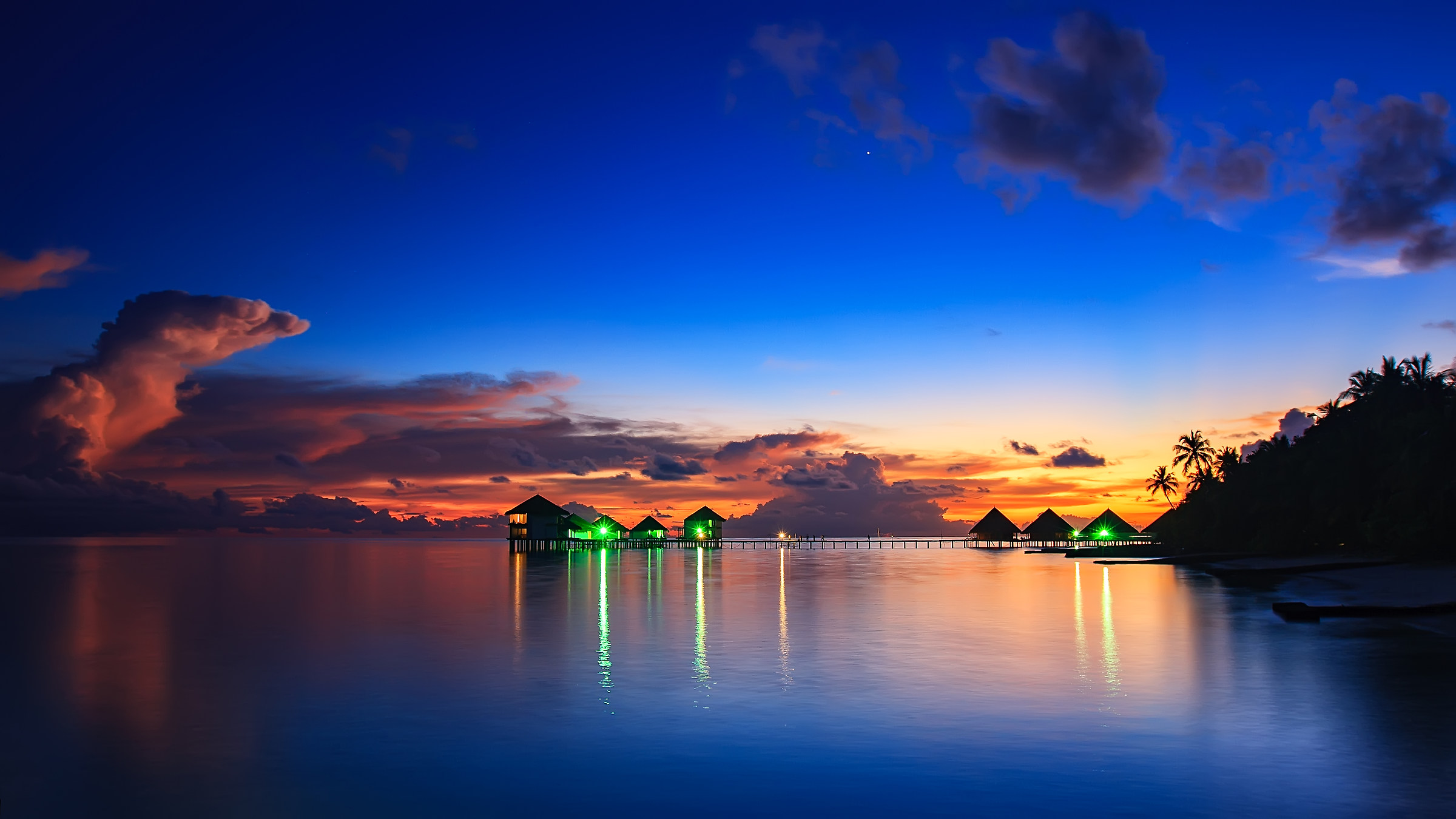 Maldivian sunset in Raanalhi