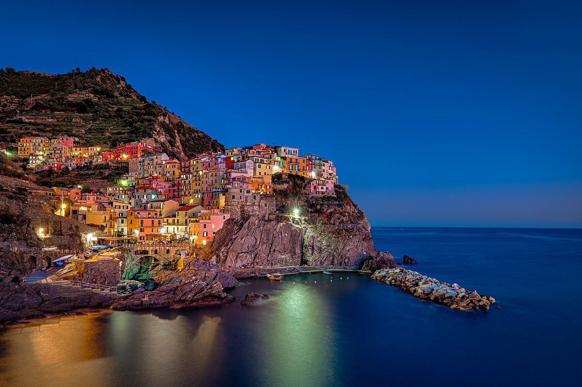 Manarola blue hour