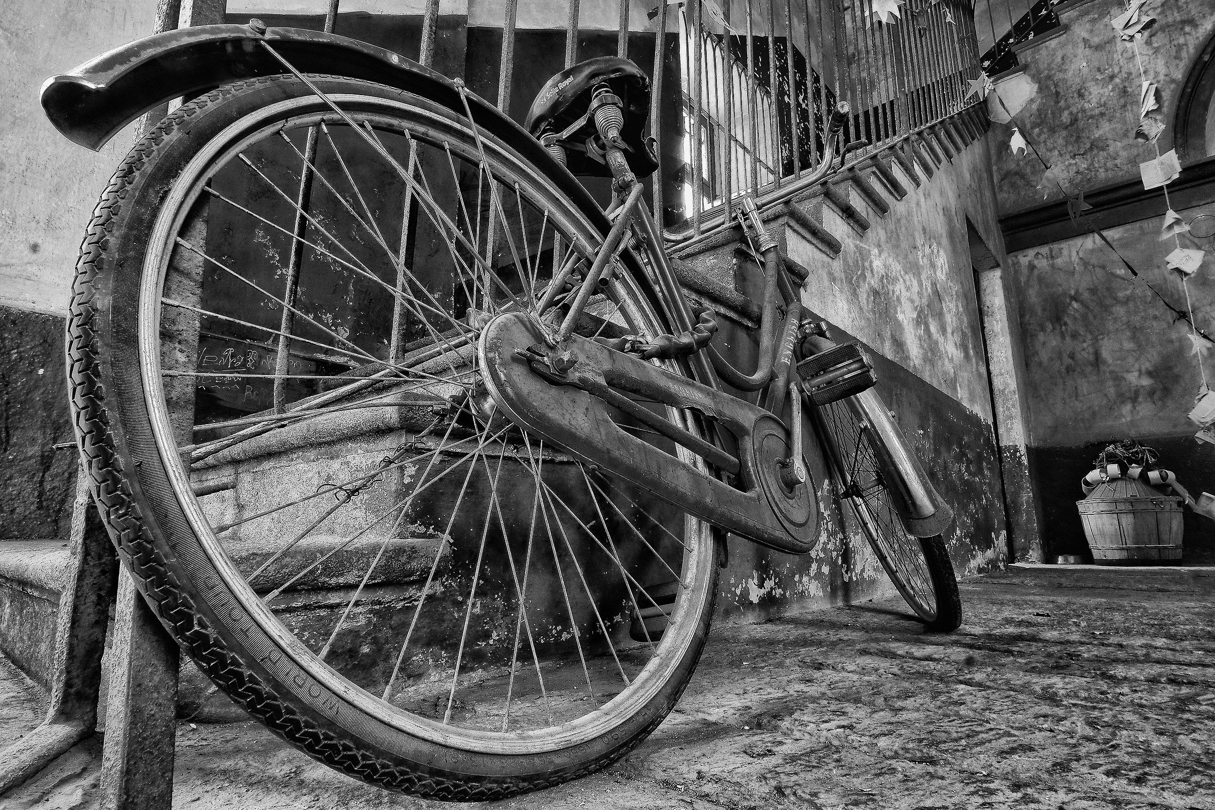 Vecchia bici alla Cavallerizza Reale di Torino