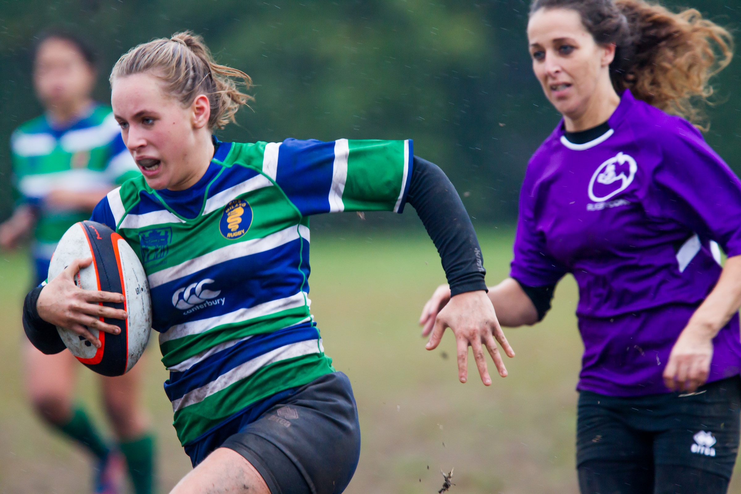 Rugby female. That determination!