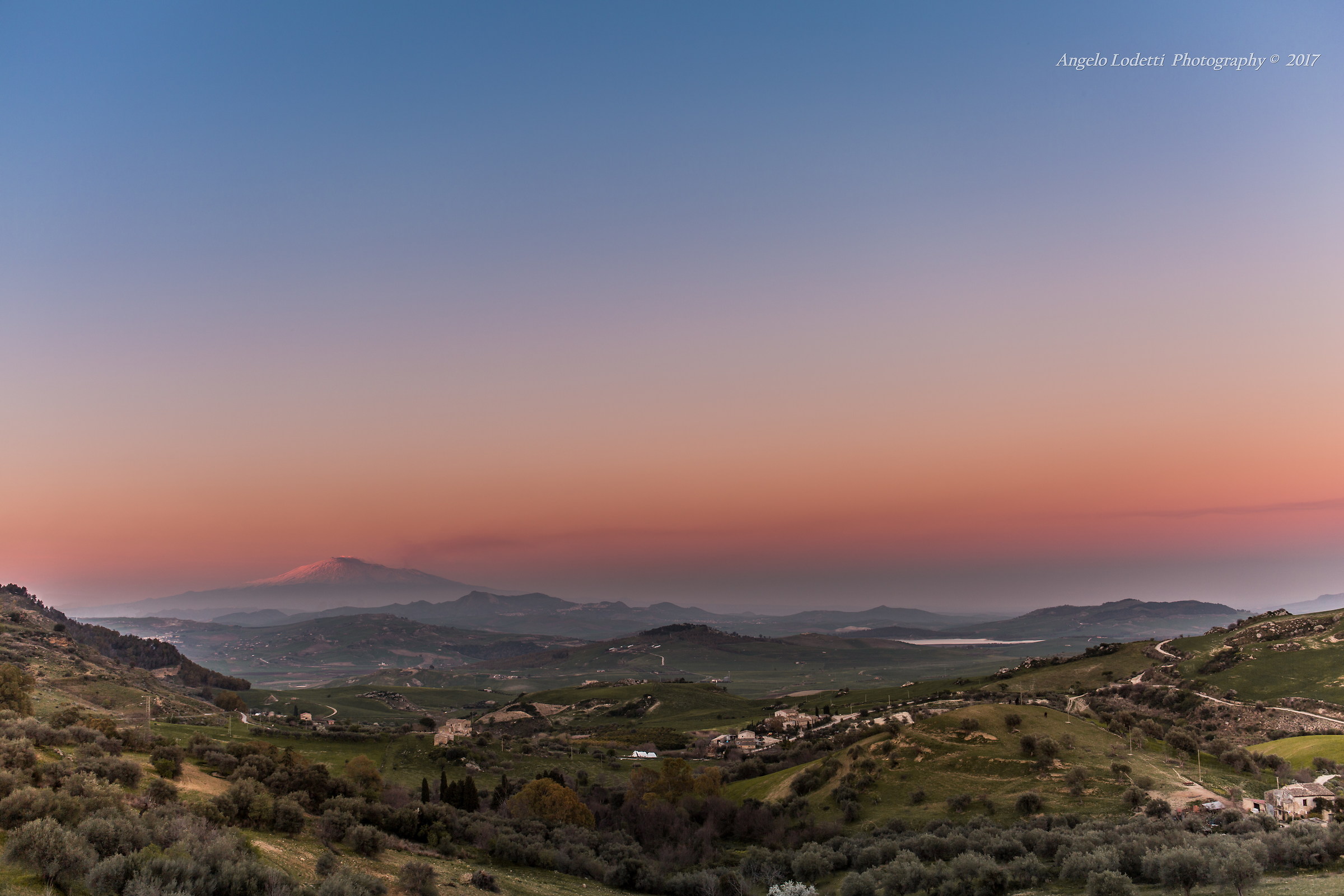 Etna Seen from Morgantina