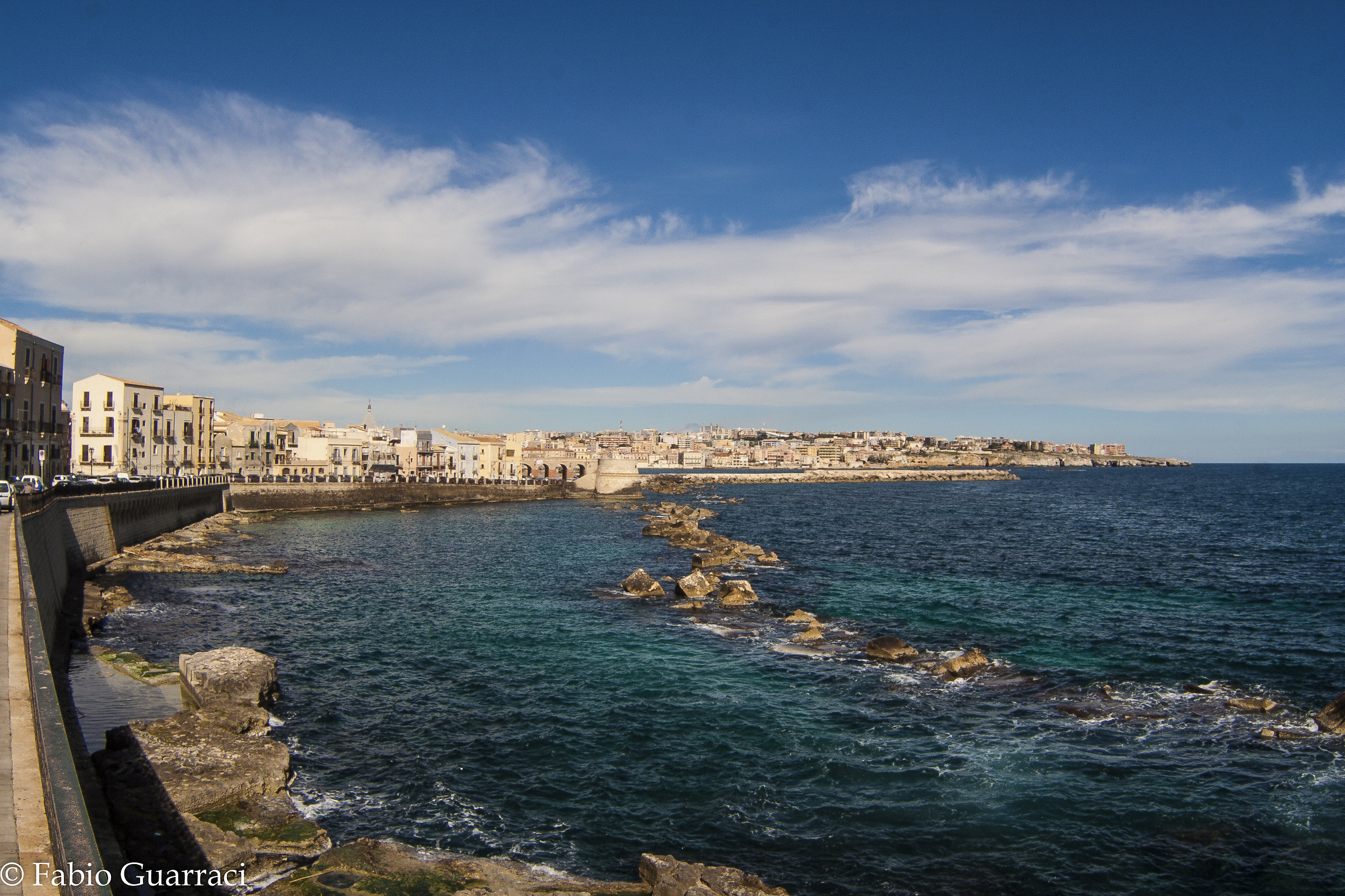 Seafront of Ortigia.