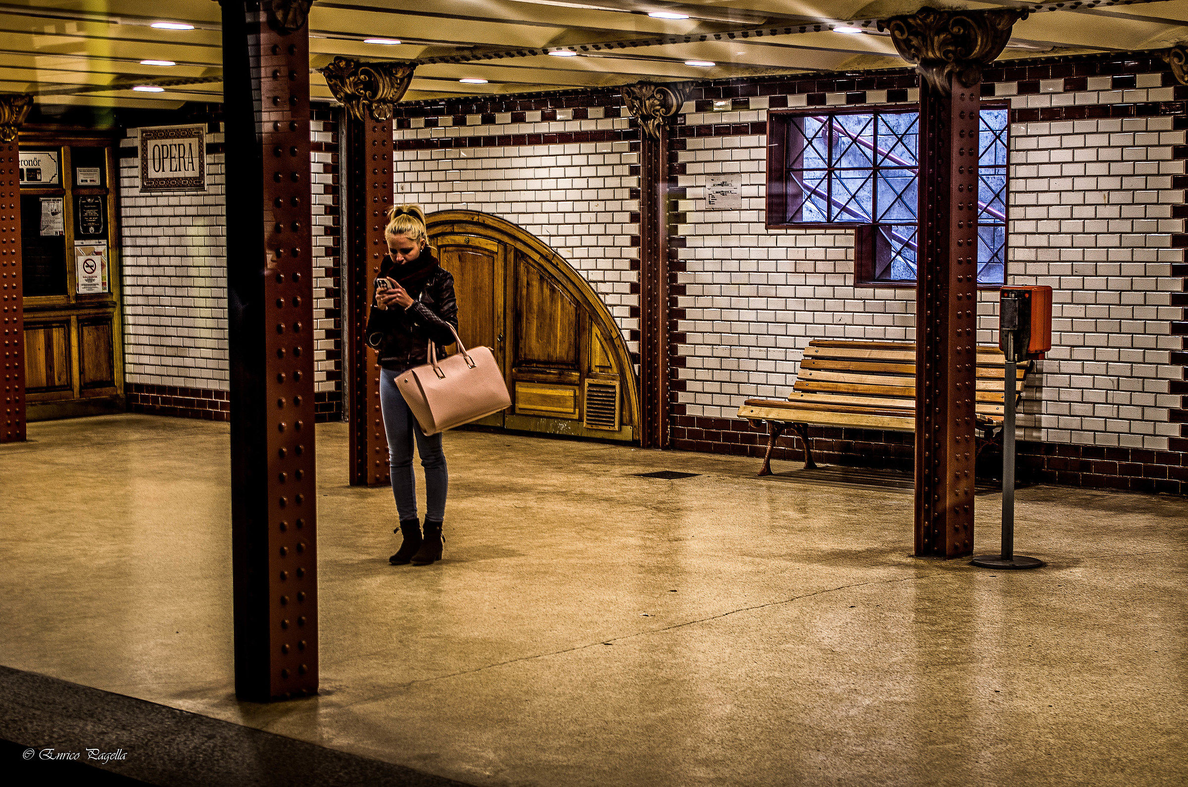 waiting for the subway