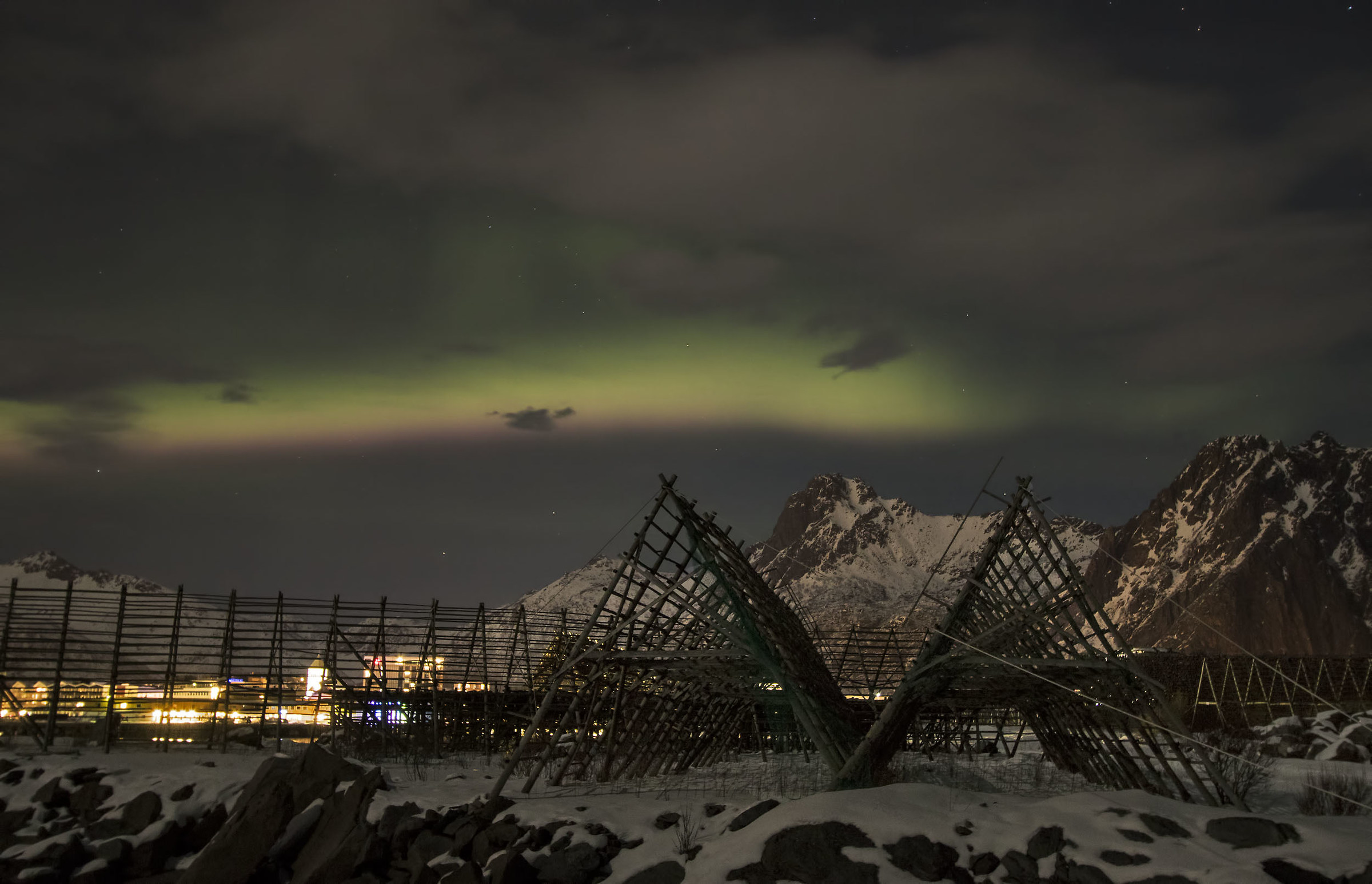 aurora alle rastrelliere