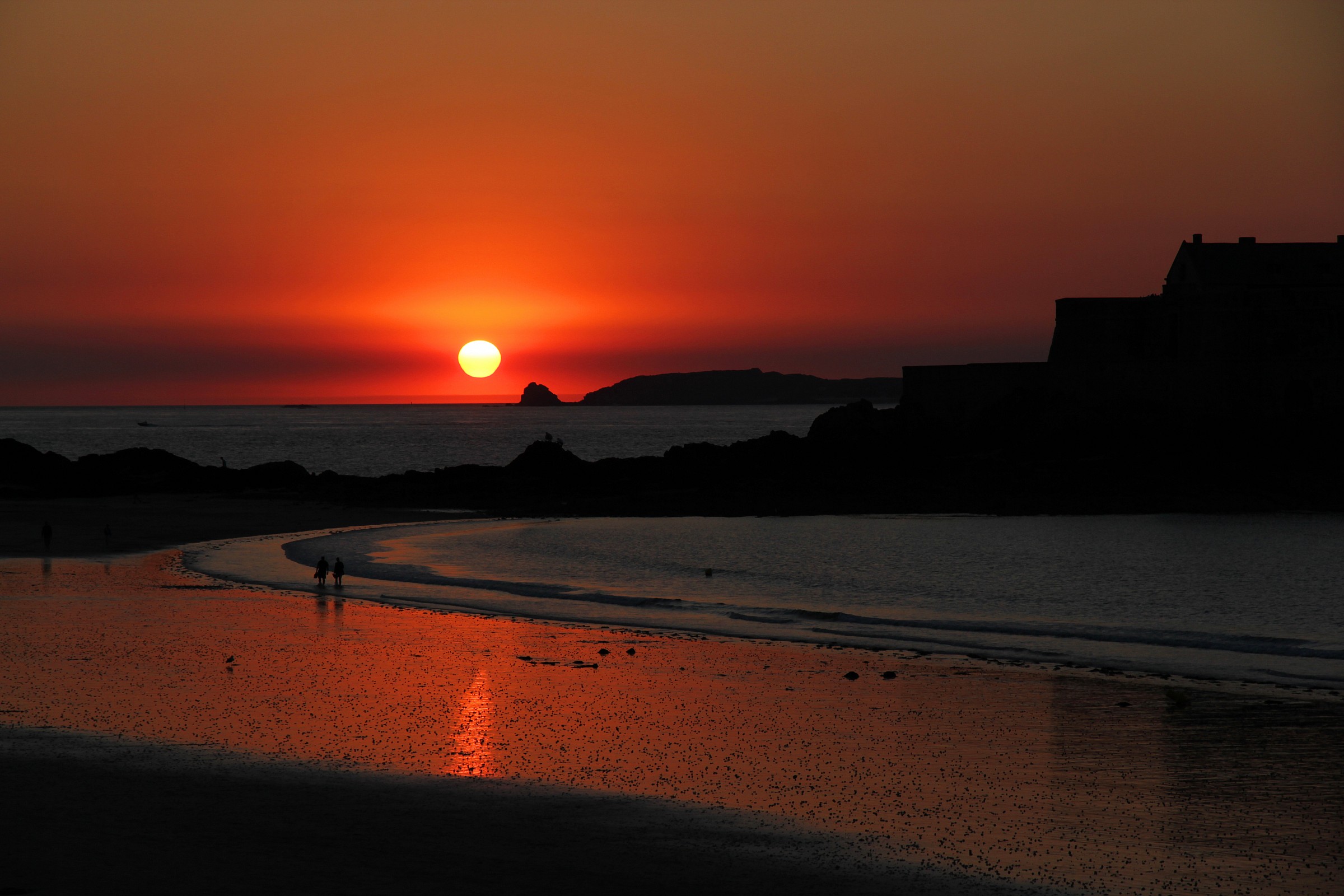 Sunset in St Malo
