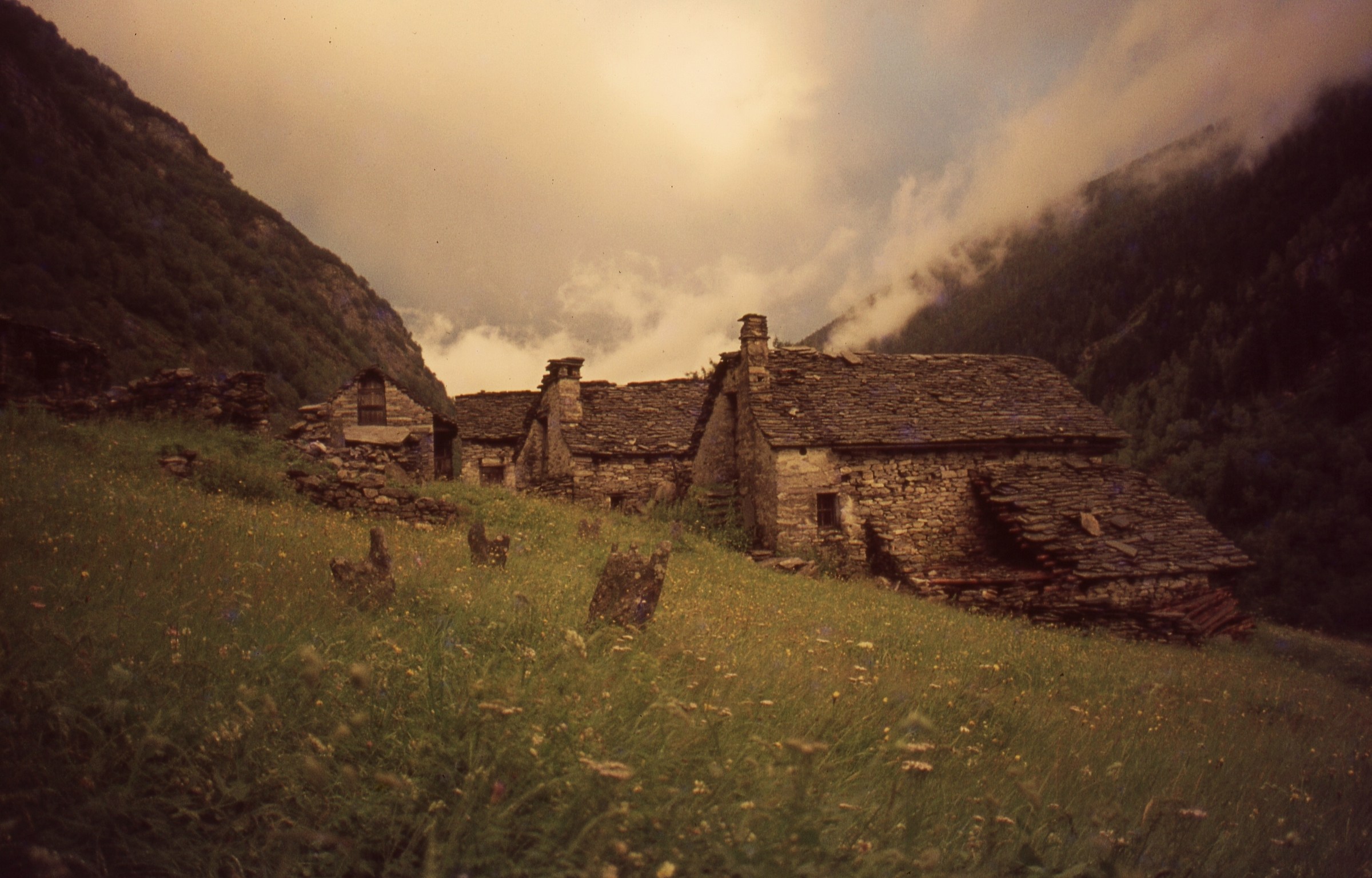 Farms after the storm / Valle Onsernone 1976