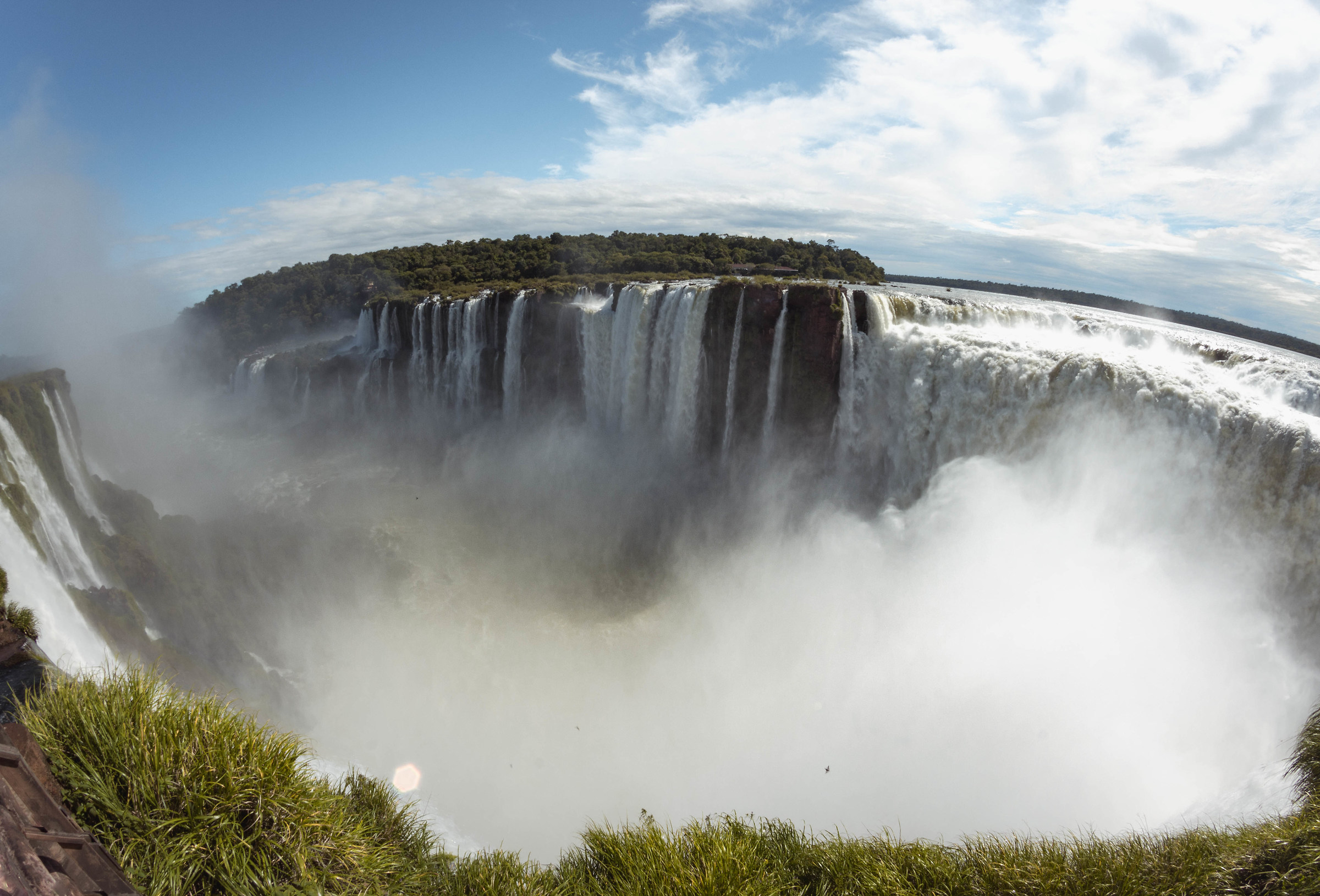 Garganta do Diabo, lato Argentino