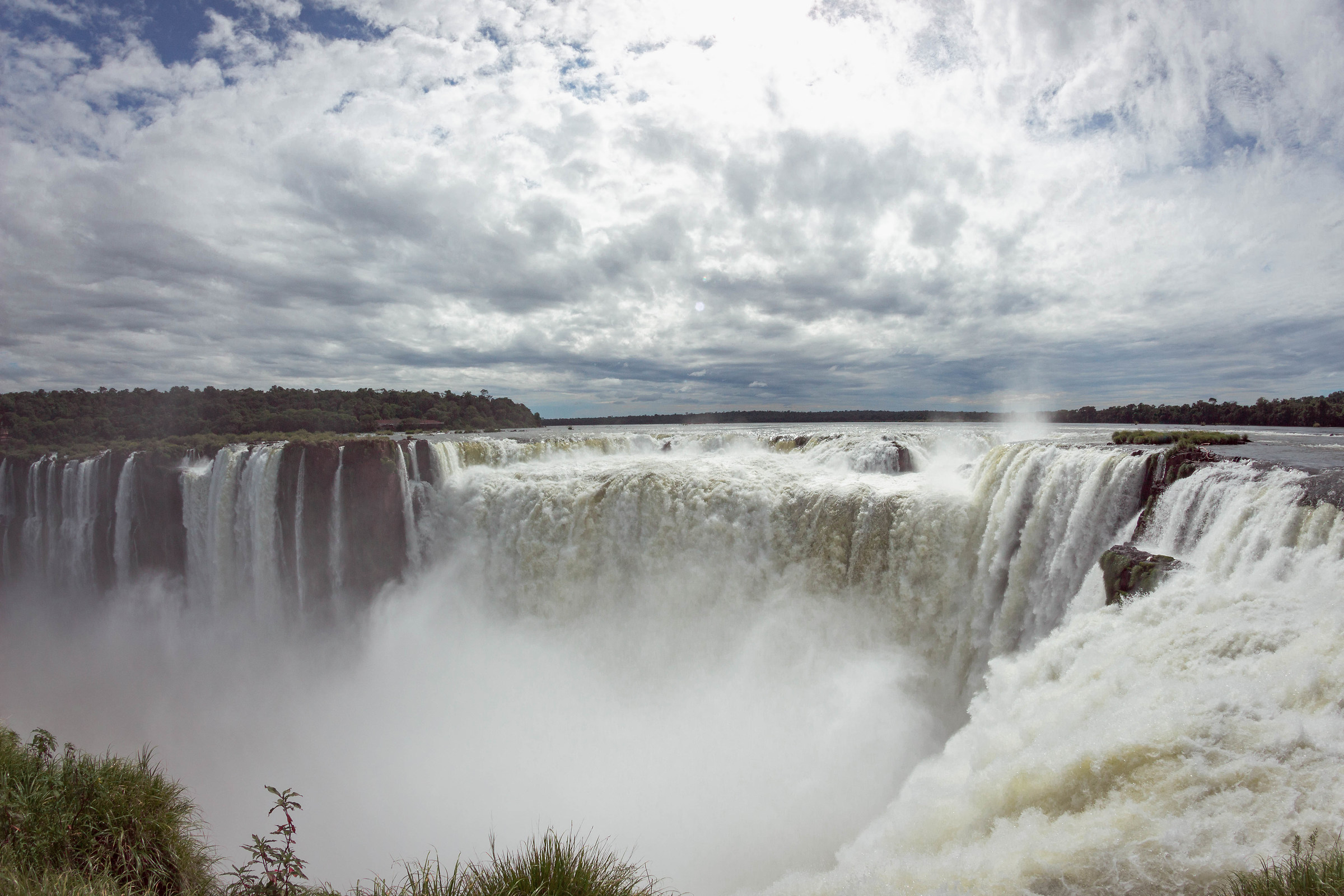 Garganta do Diabo, lato Argentino