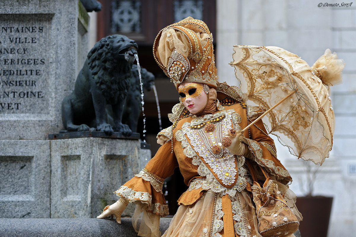 Mask in Cathedral Square