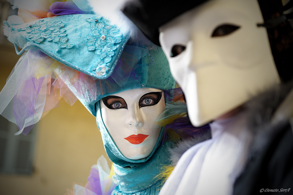 Masks in Rue Jean Jacques Rousseau