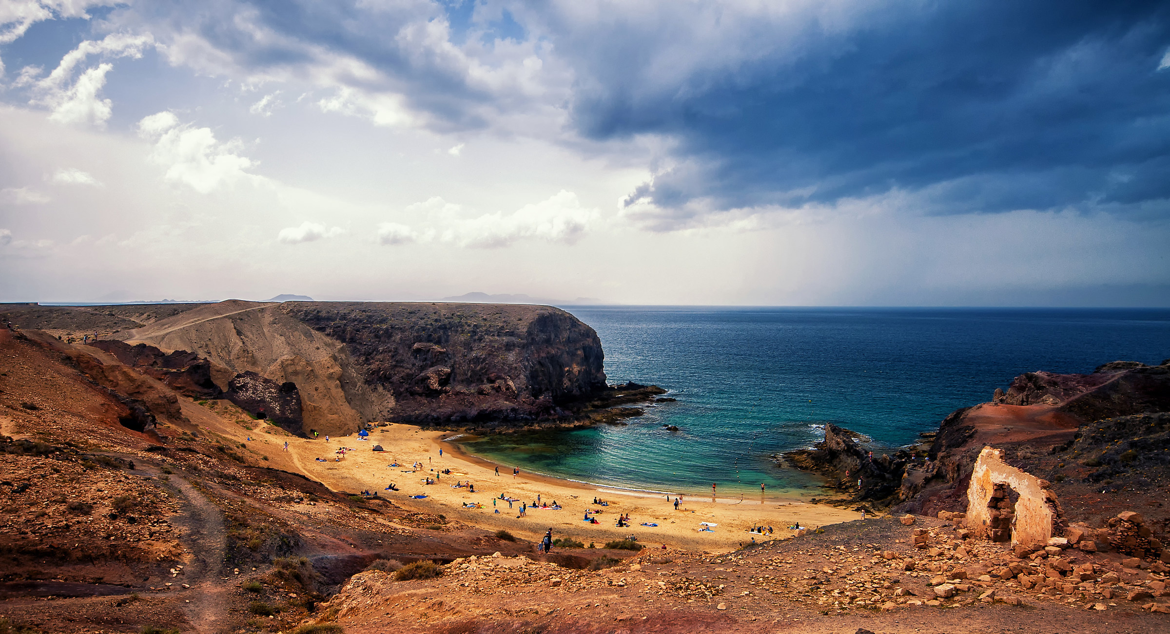 No but the sky promises eh well ...