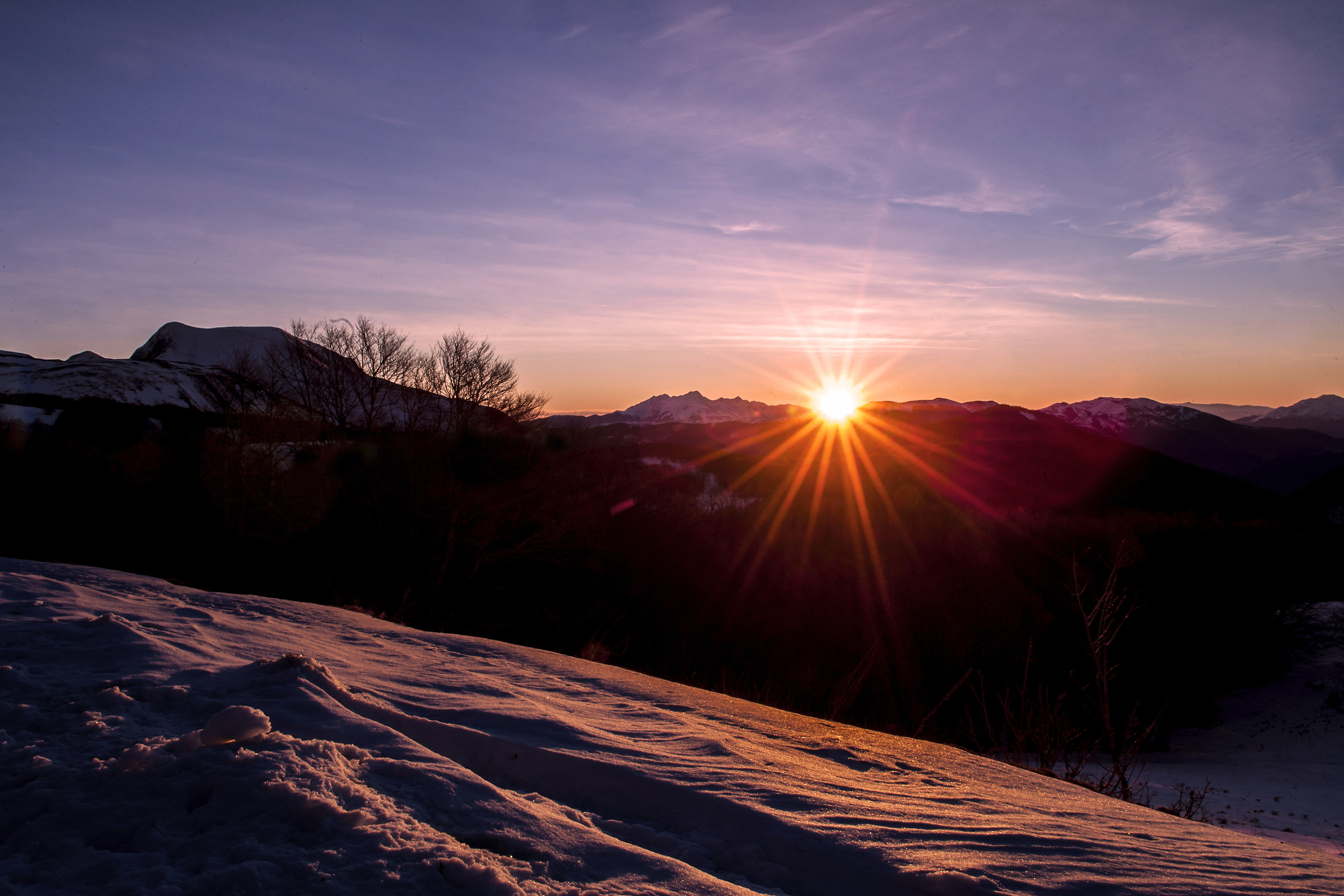 Alba Gran Sasso dal Terminillo