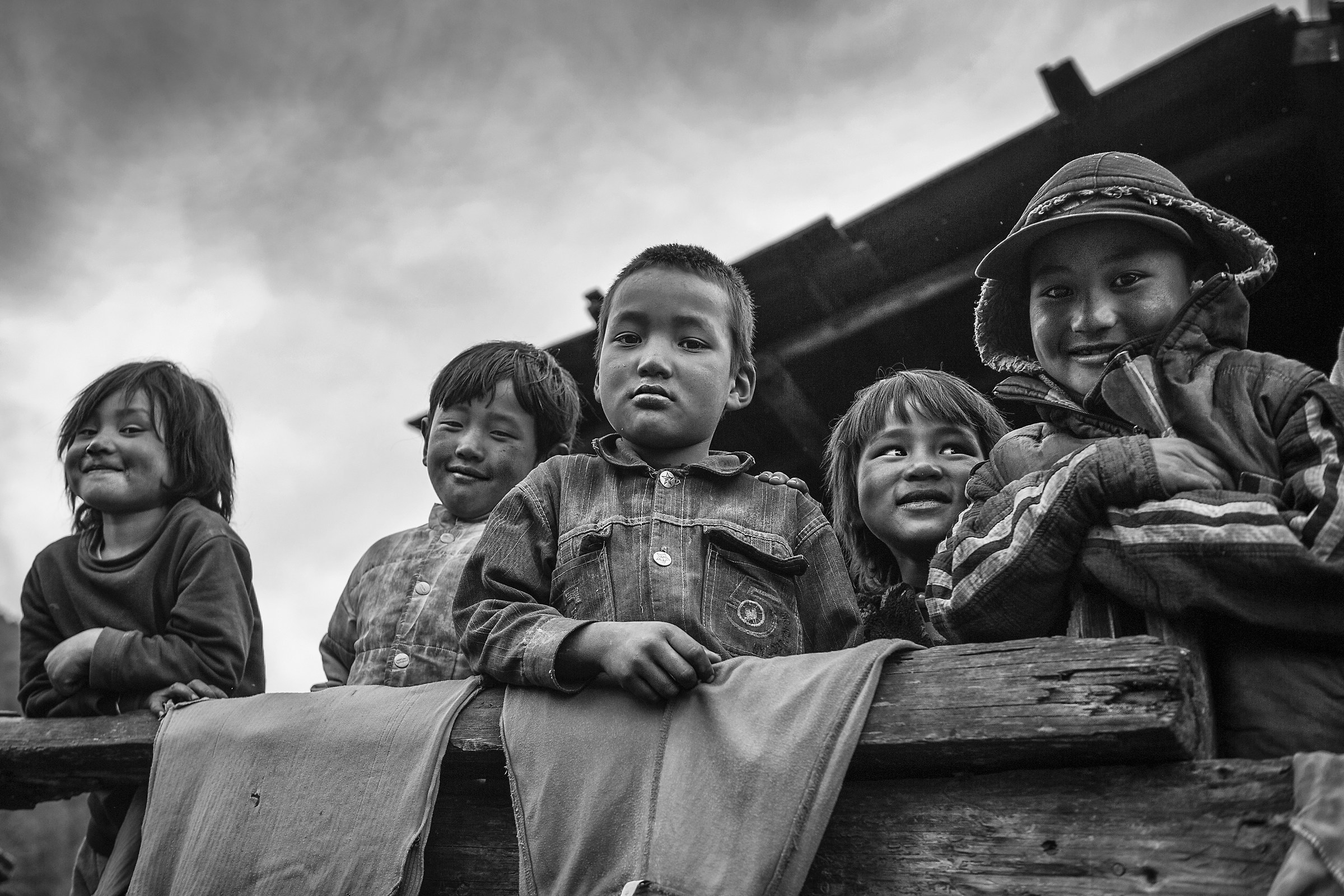 Buthanese woodcutter family II