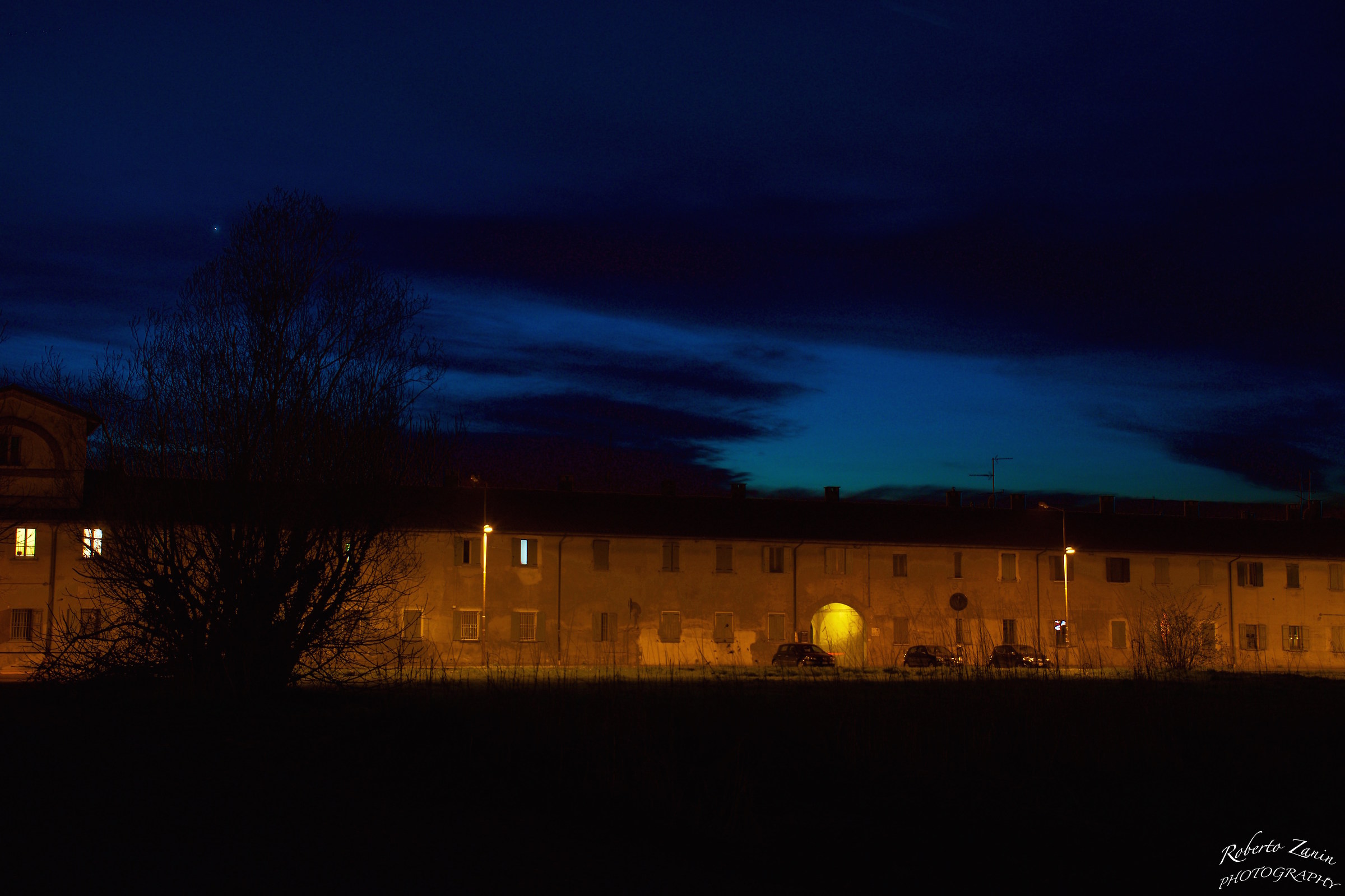 Cascina Increa notturna