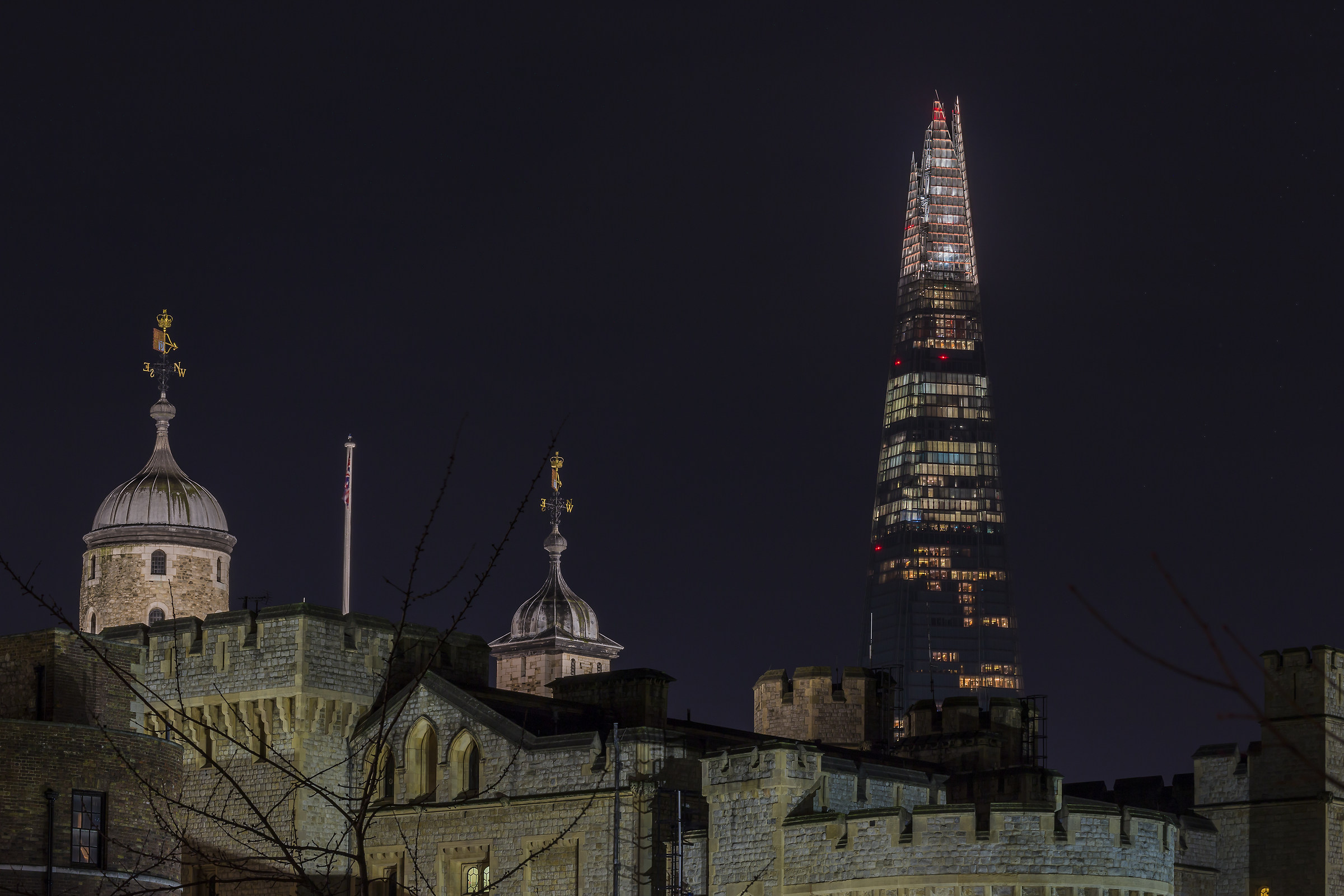 The shard on the London Tower
