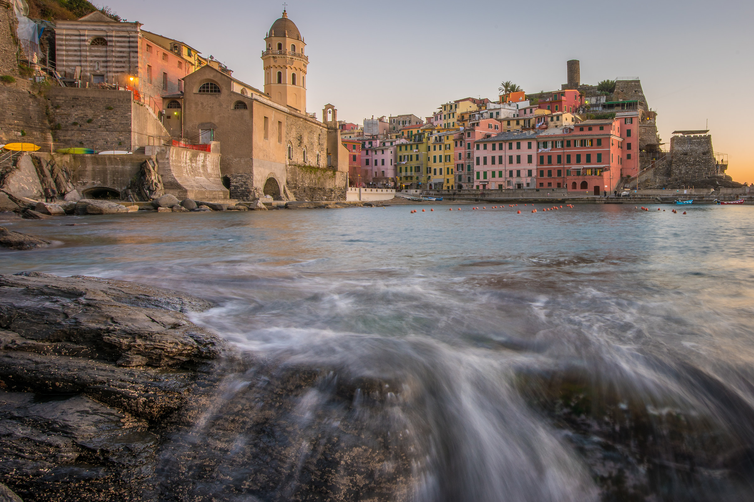 Vernazza al tramonto