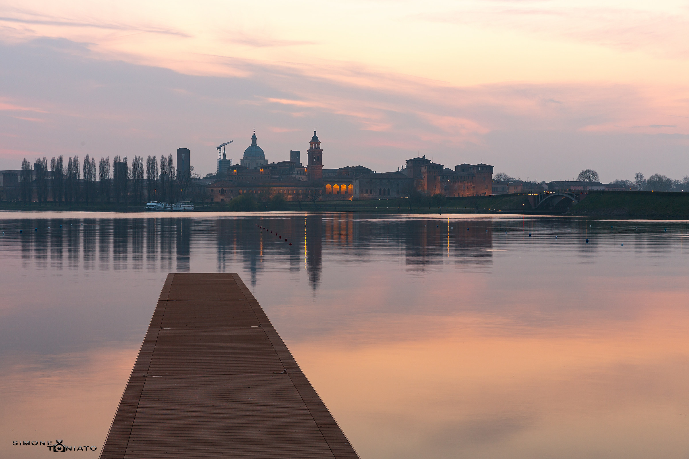 Mantova dal campo canoa