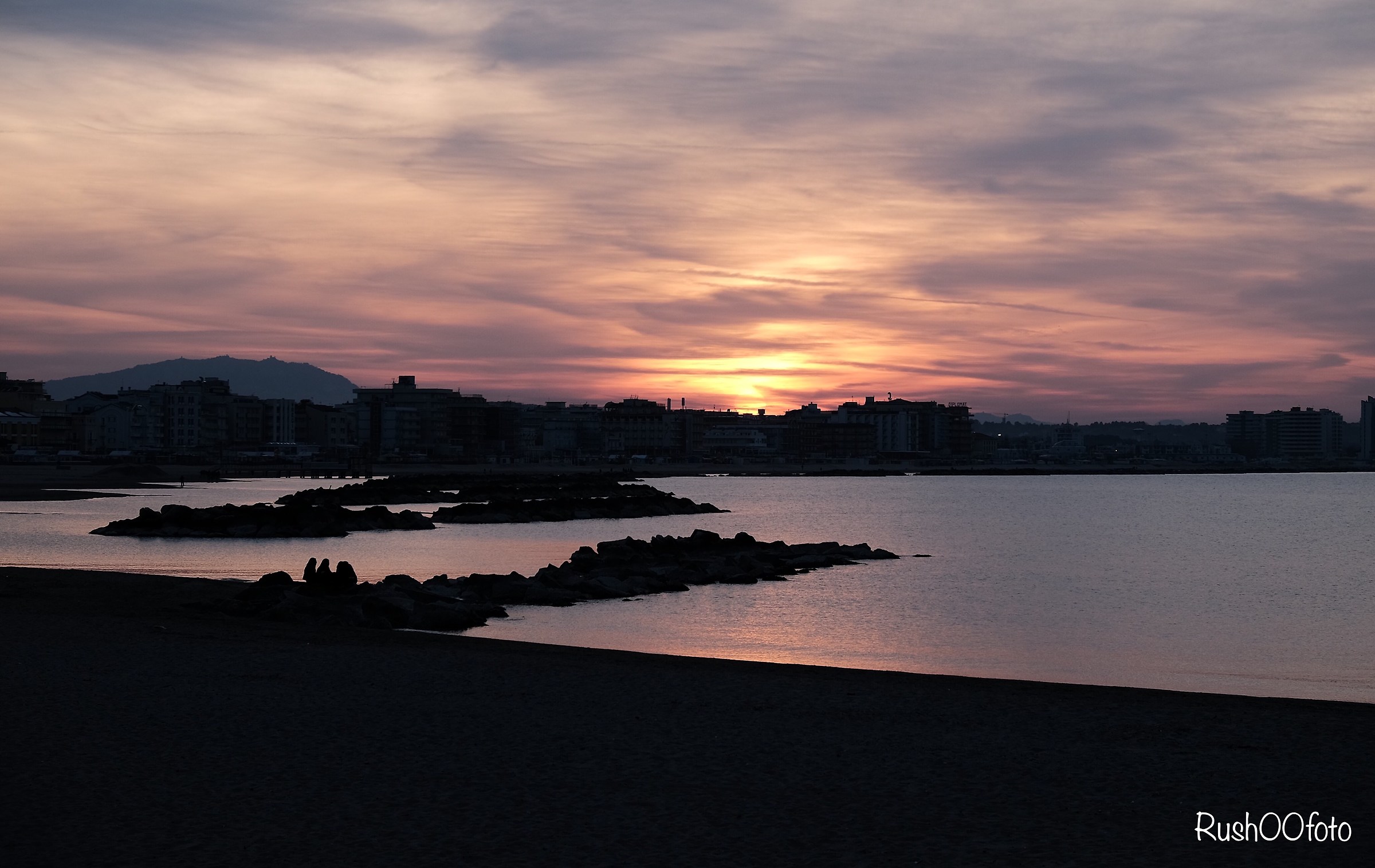 Sunset in Cattolica