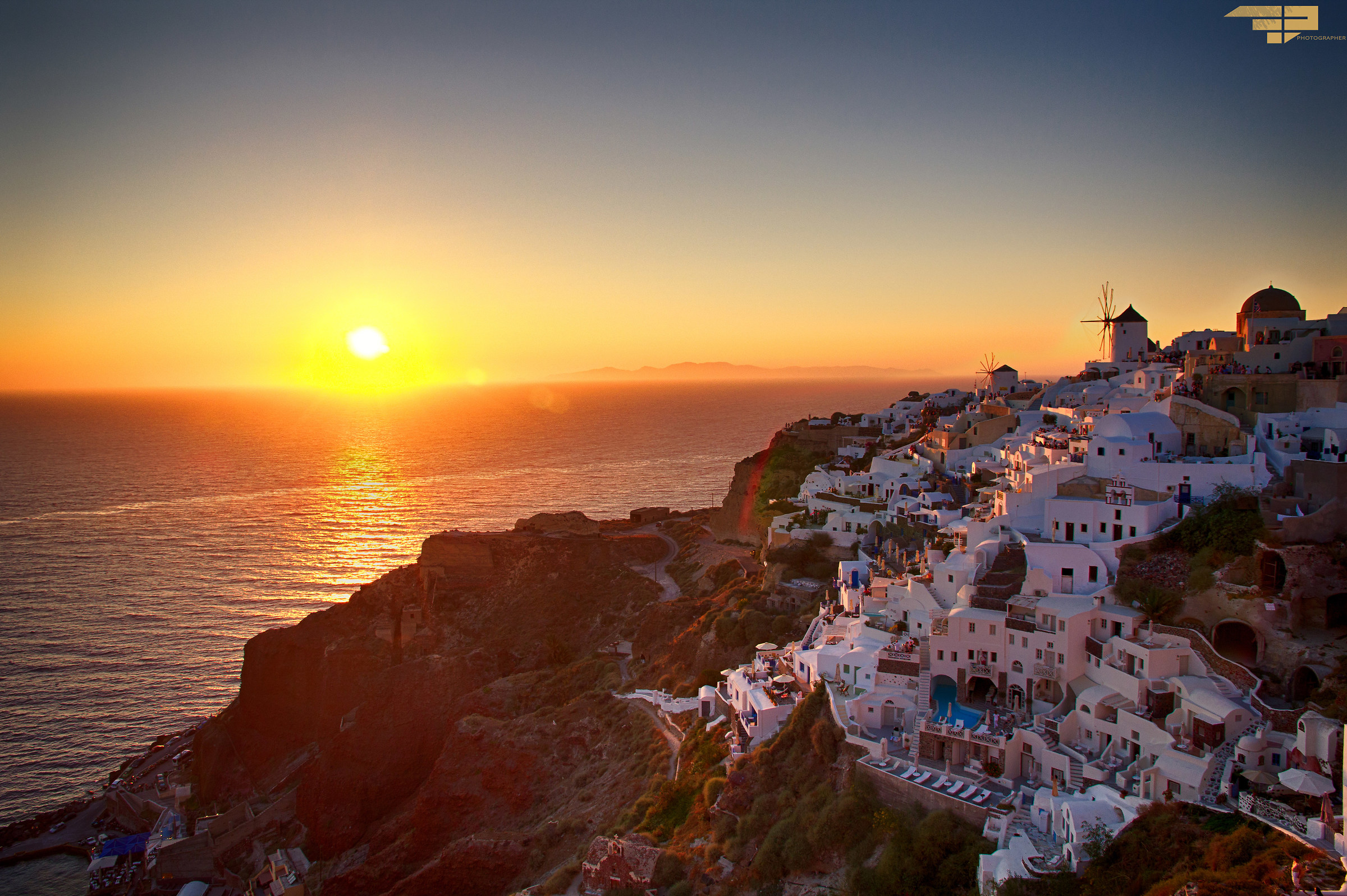 Sunset in Oia