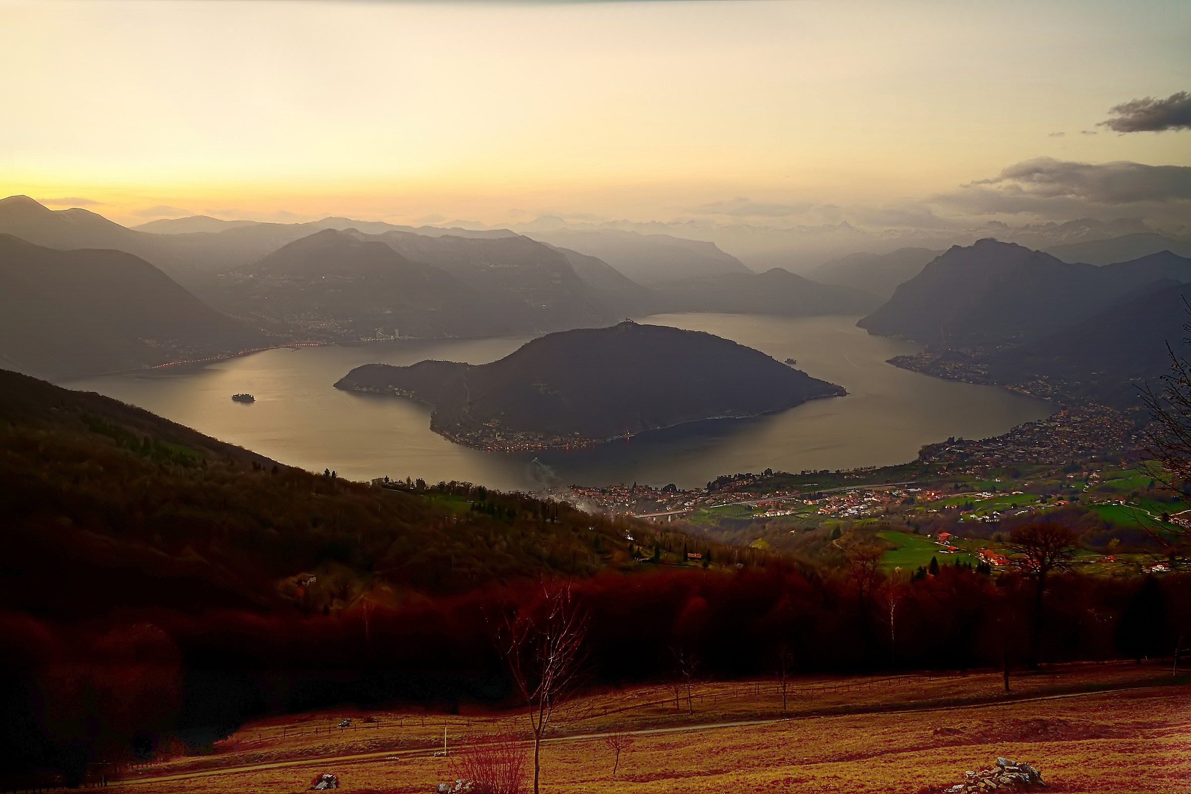 Crepuscolo Lago di Iseo