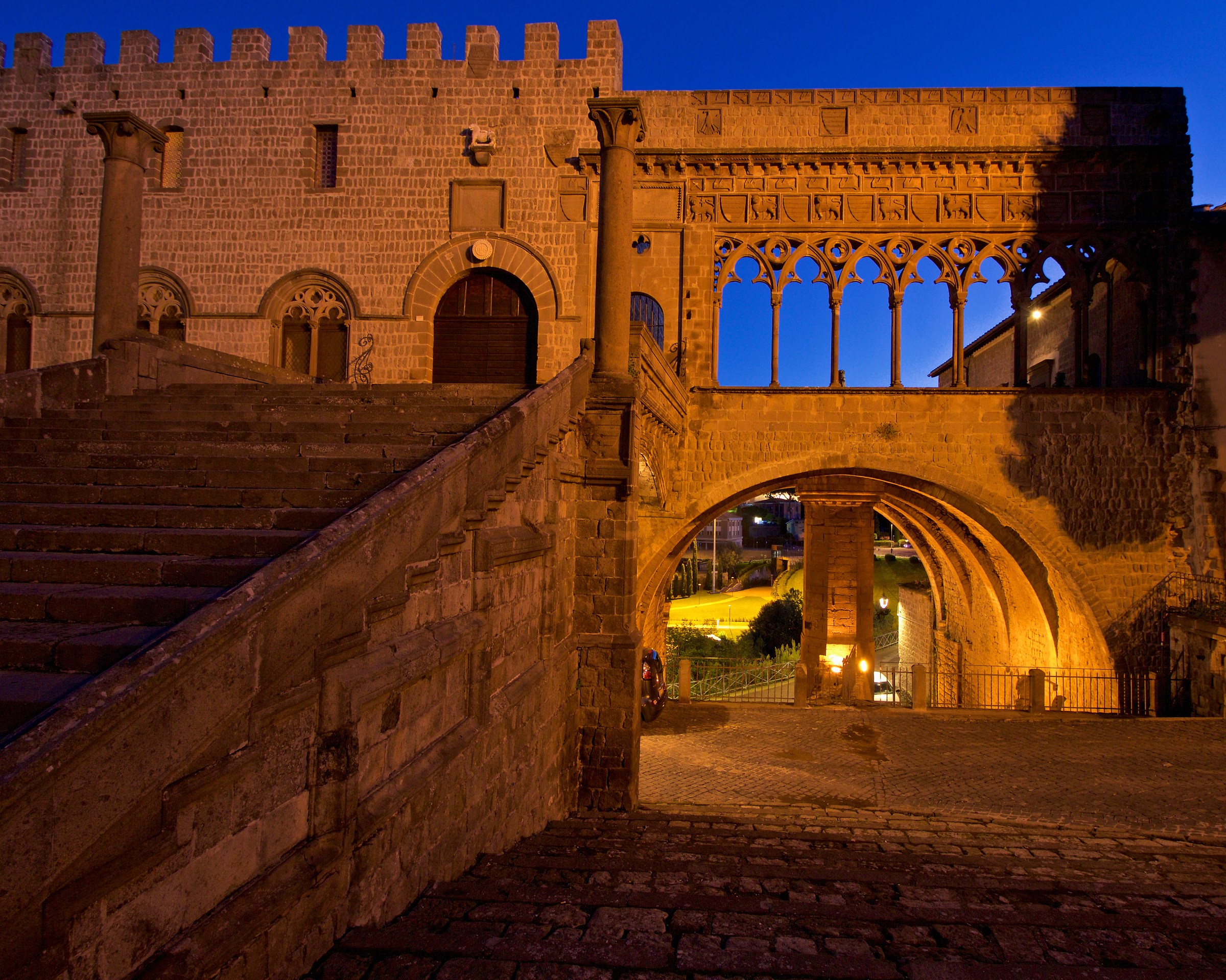 Loggia del palazzo dei Papi - Viterbo