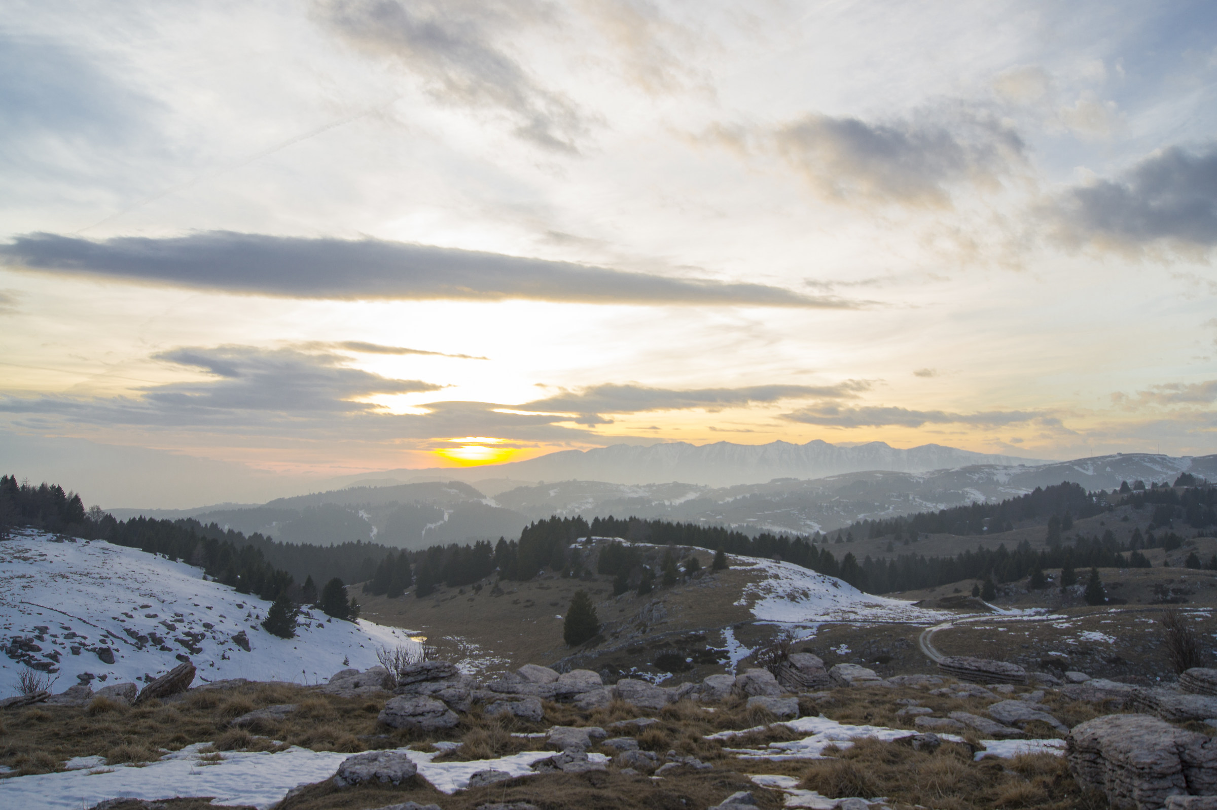 Tramonto in Lessinia