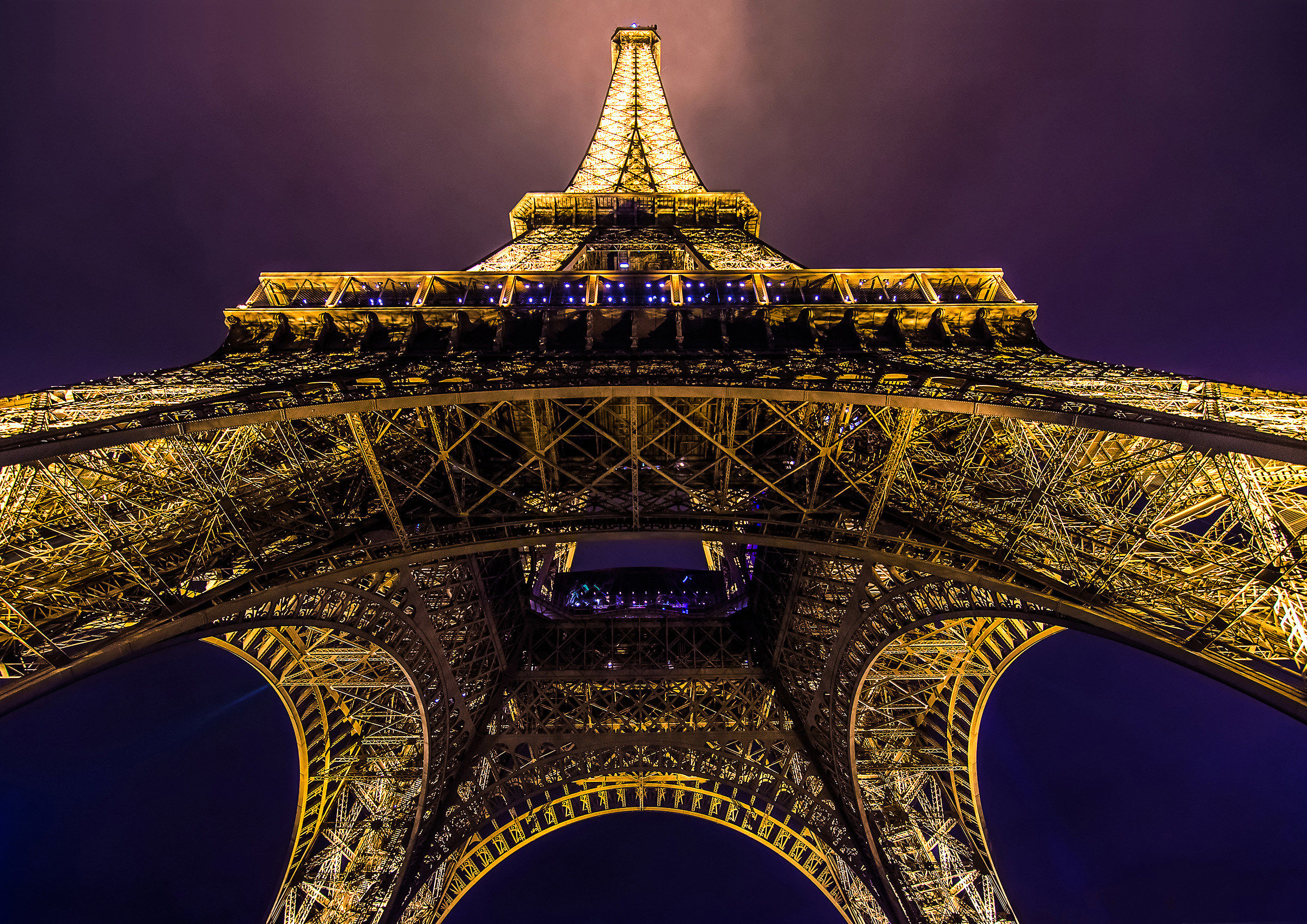 Alternative view of the most famous tower.