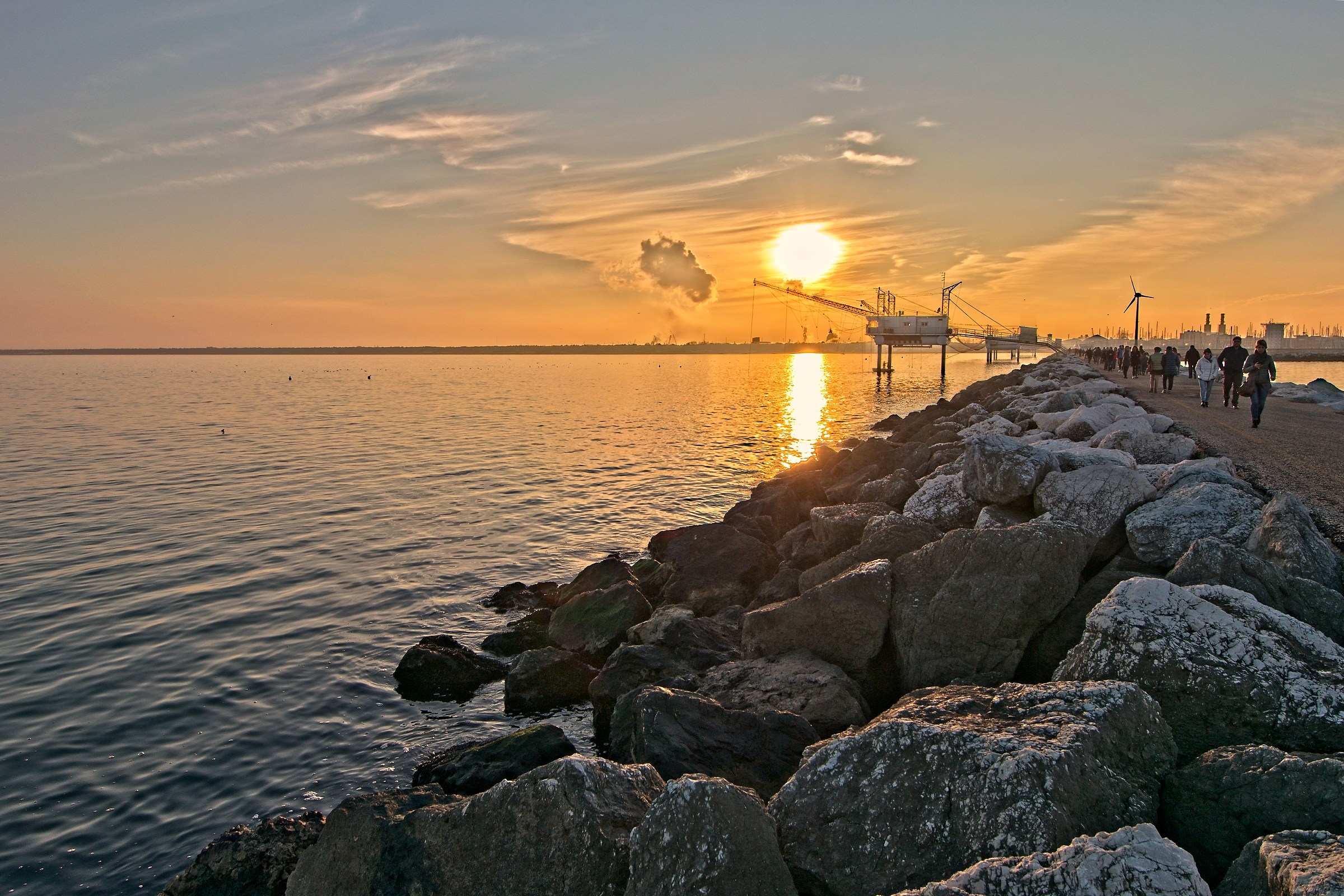 Tramonto a Marina di Ravenna