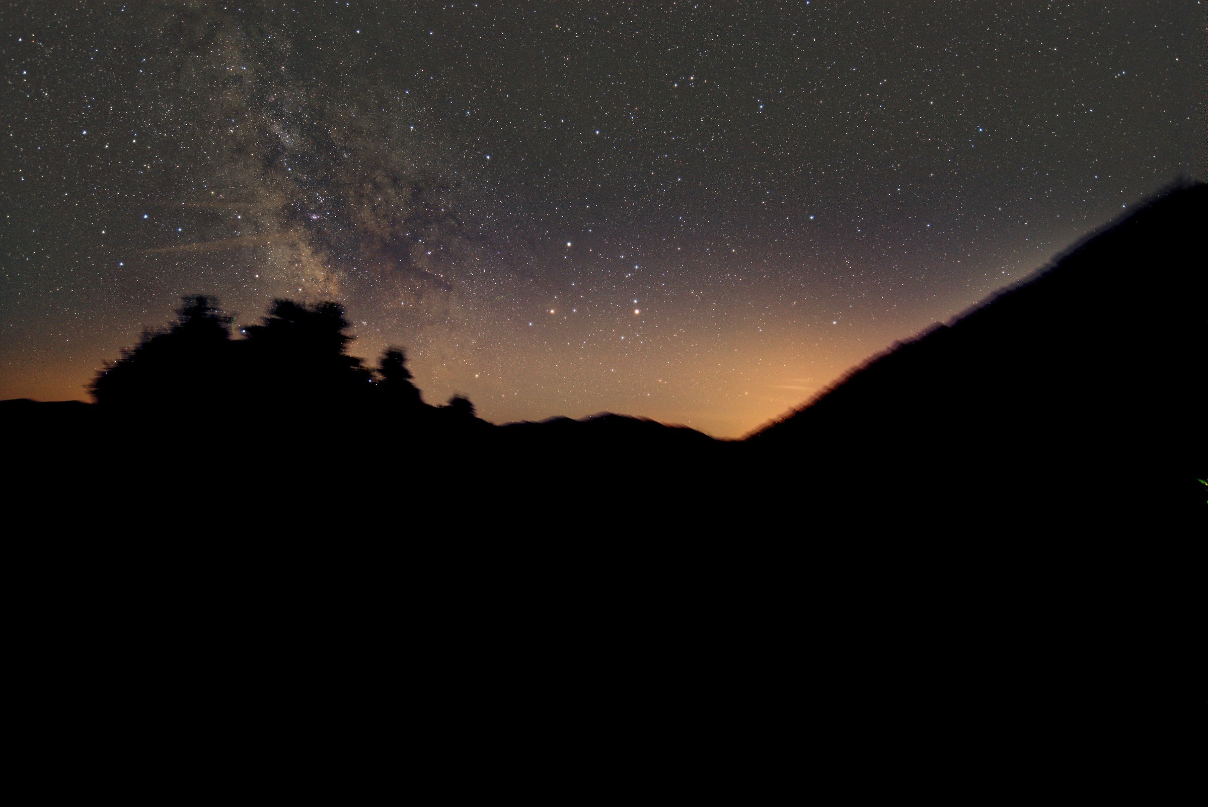 The Scorpion and the Milky Way