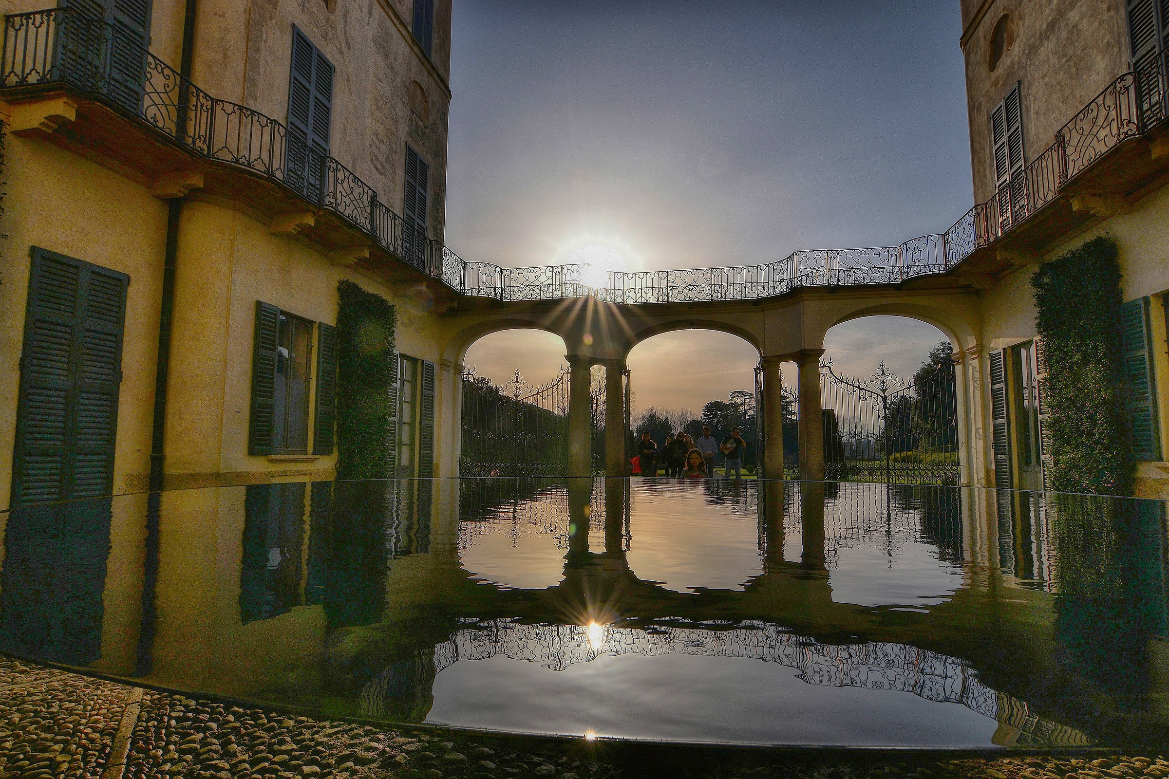 Villa Panza - cortile