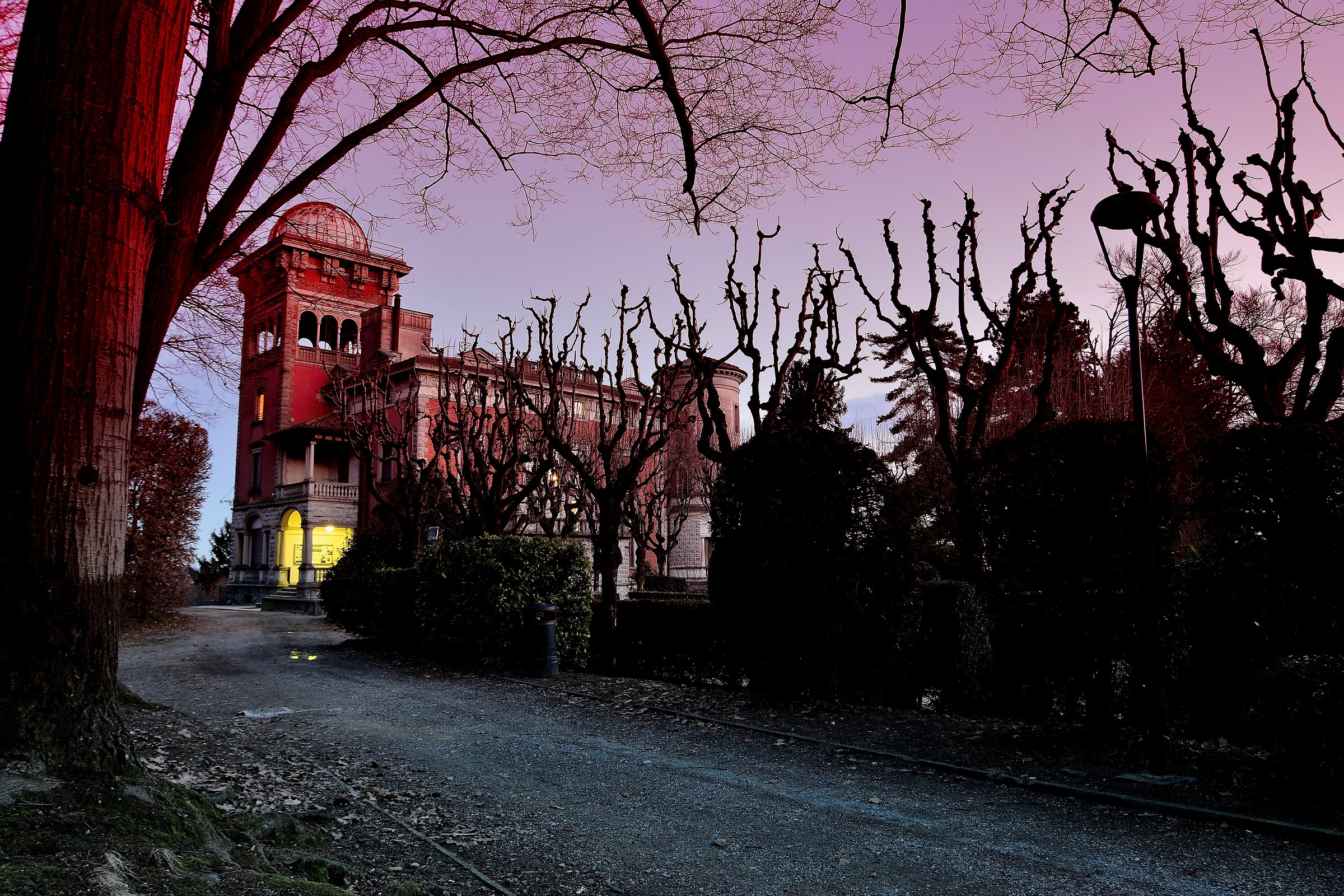 Villa Toeplitz vista dal parco