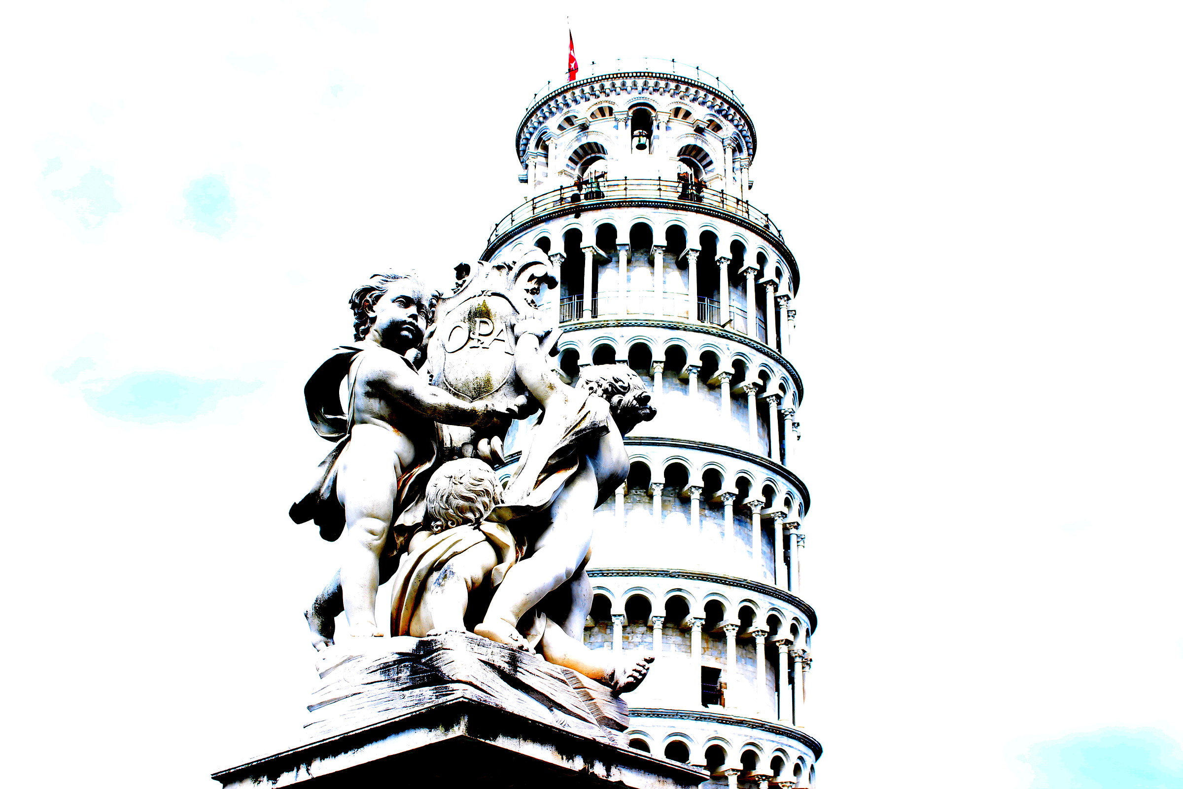 Putti con torre di Pisa