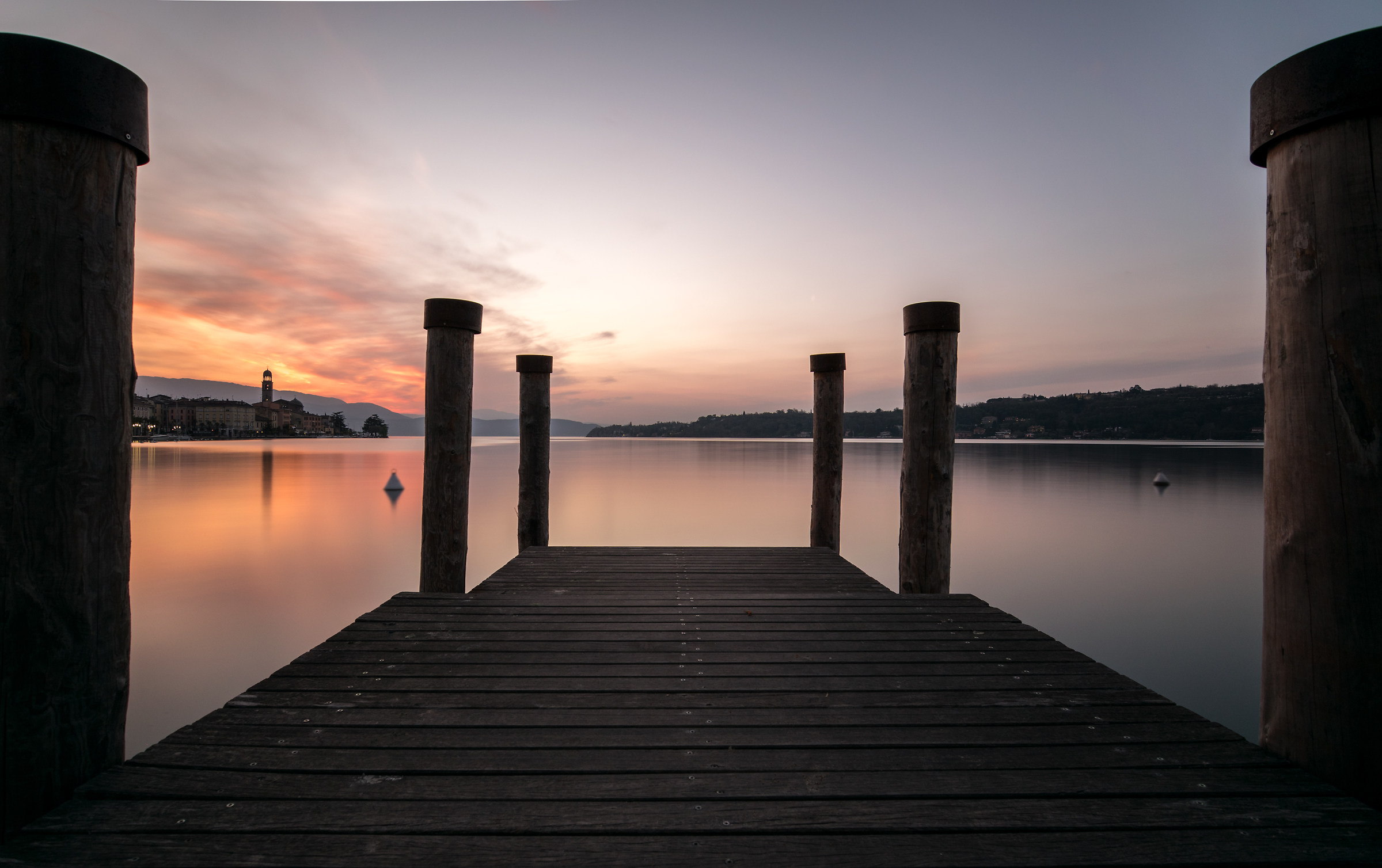 Alba in Salò, on Lake Garda