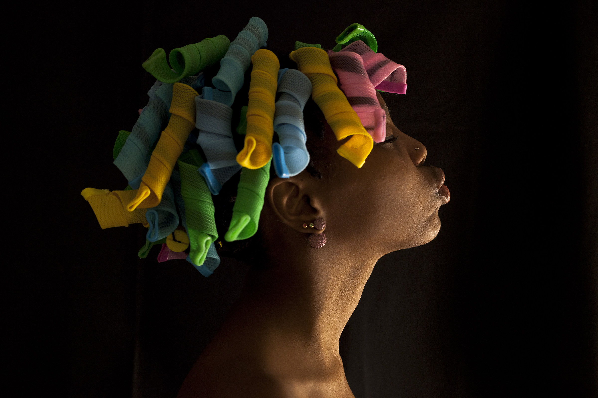 Grooming curly for whims!